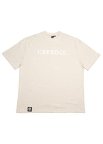 CRKSOLY. Oat Gray Cotton T-Shirt