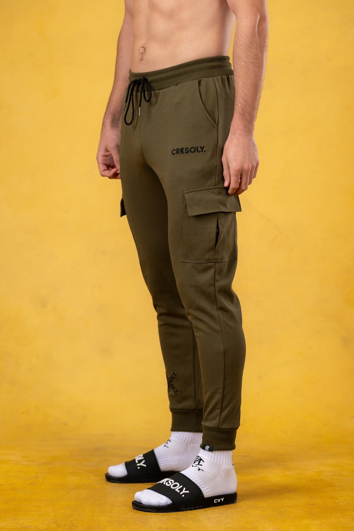 CRKSOLY. Men Cargo Joggers, product photo 11