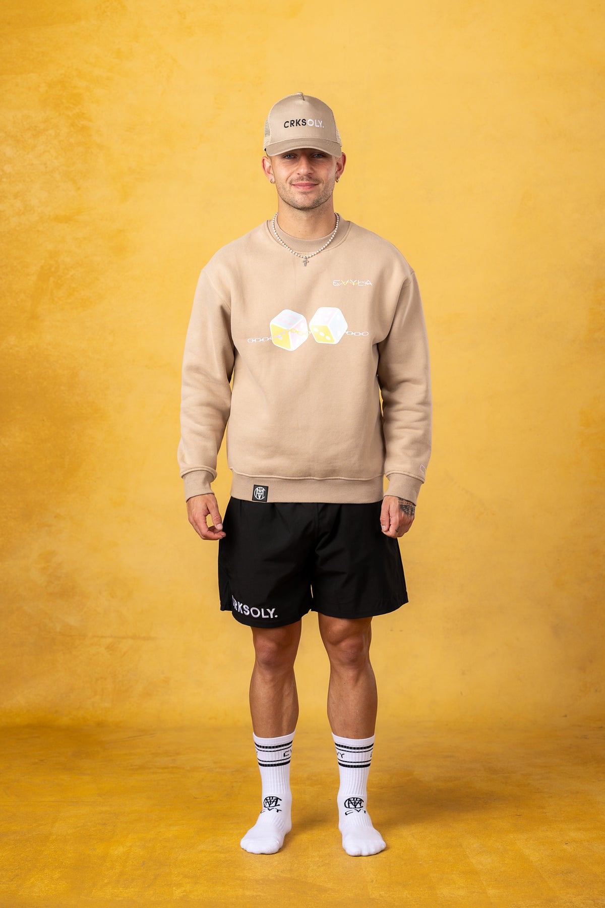 CVYLA Men Chain-Dice Crewneck, product photo 5