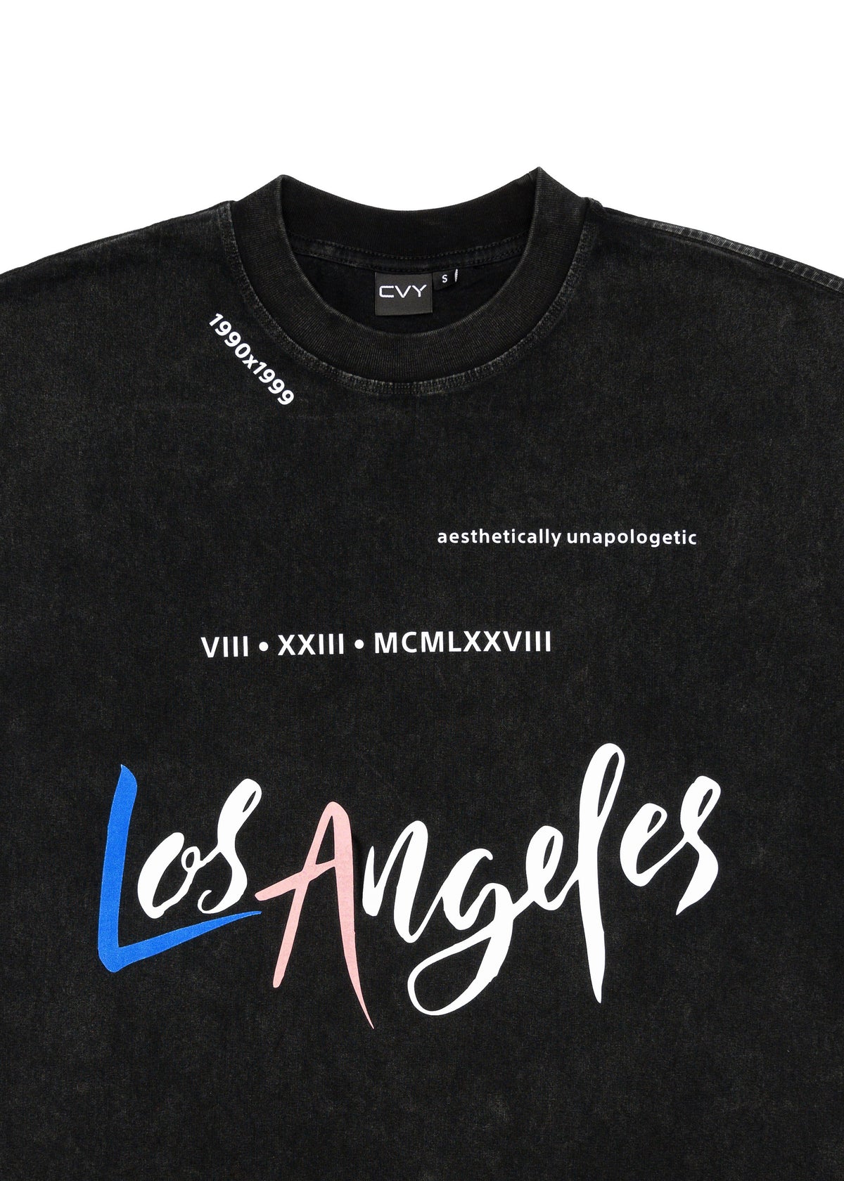 CVYLA Women Aesthetically Unapologetic Oversize Cotton Tee, product photo 4