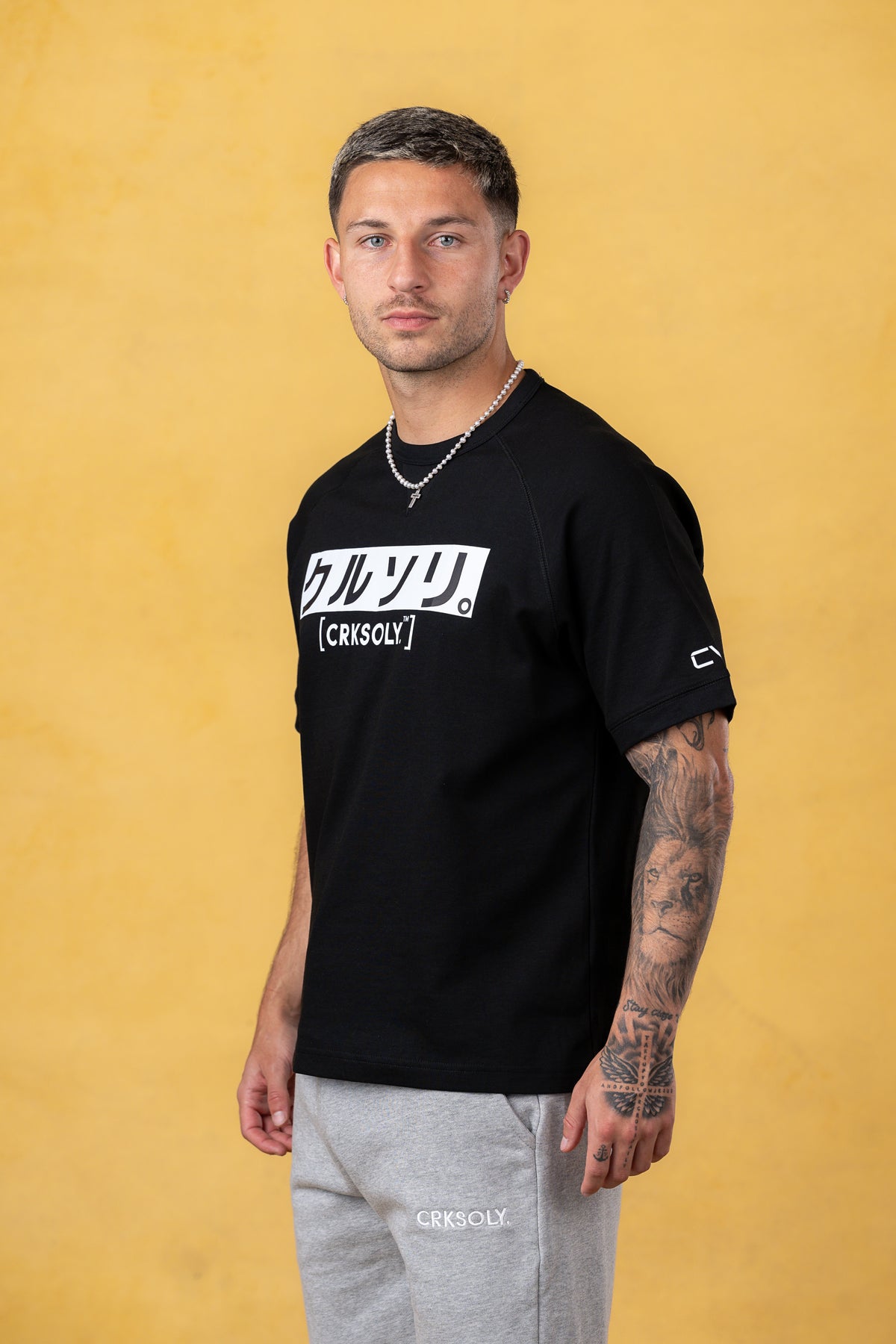 CRKSOLY. Men Japanese Style Tee, product photo 10