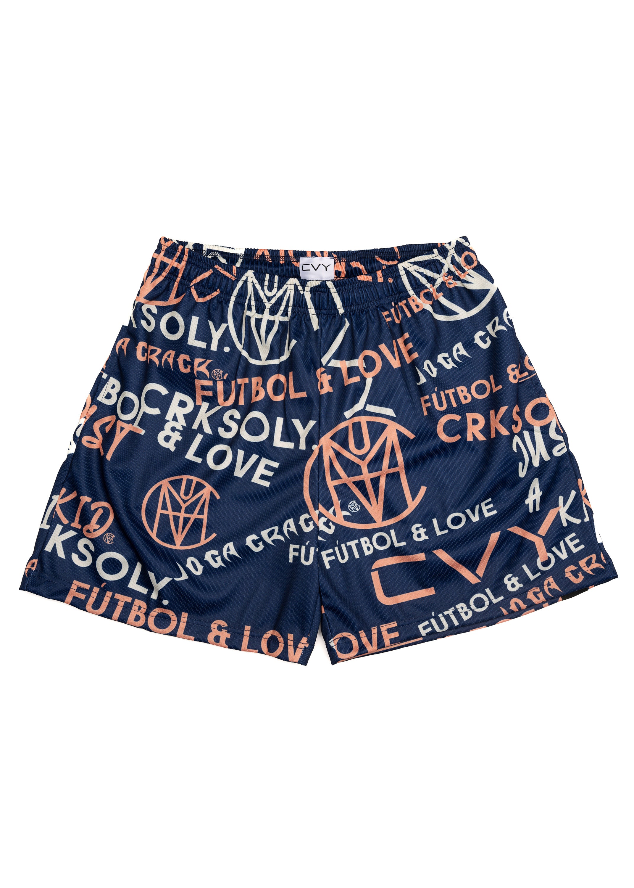 CRKSOLY. Women 5’ Monogram Shorts