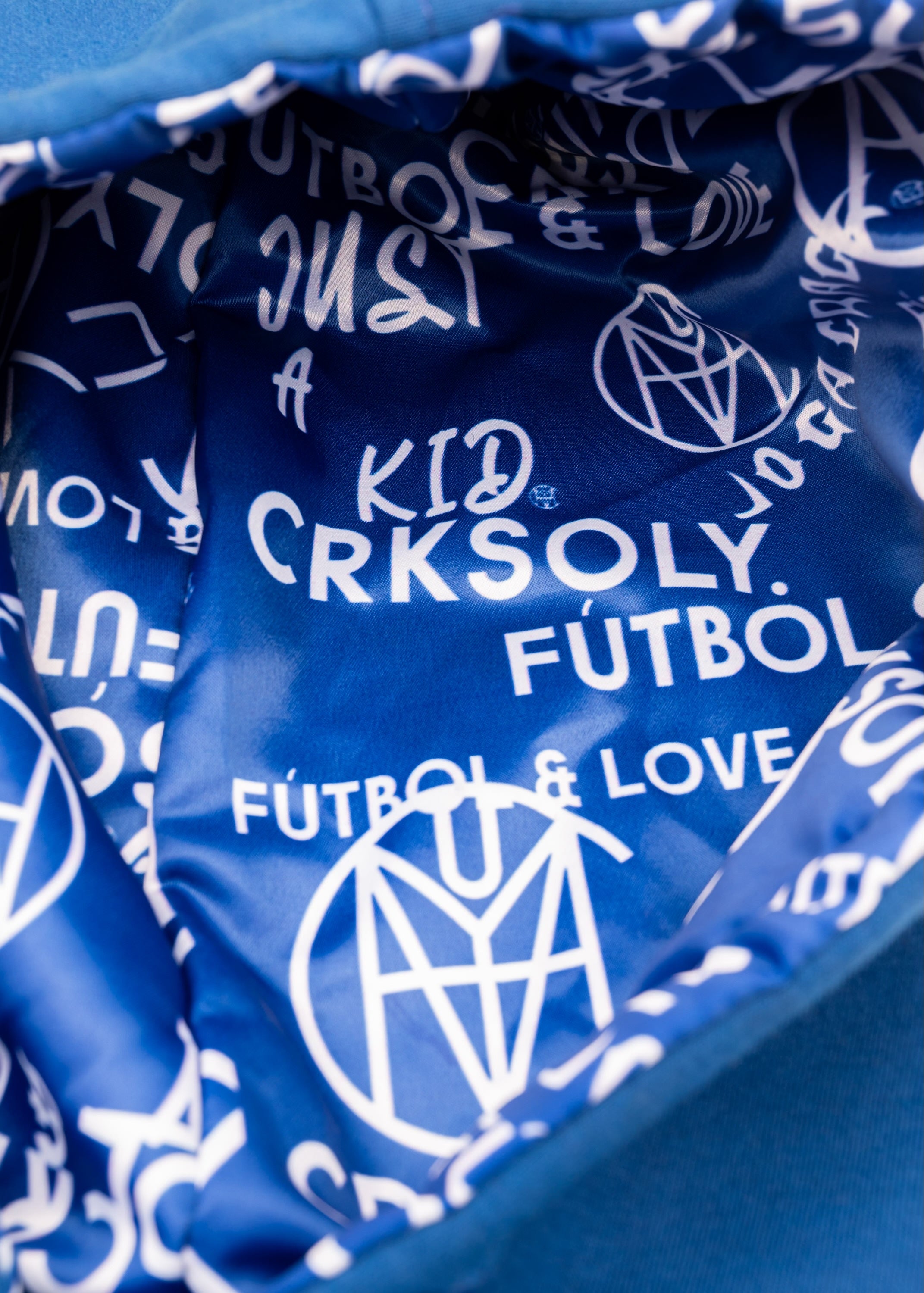 FBL. Men Blue Pocket Hoodie