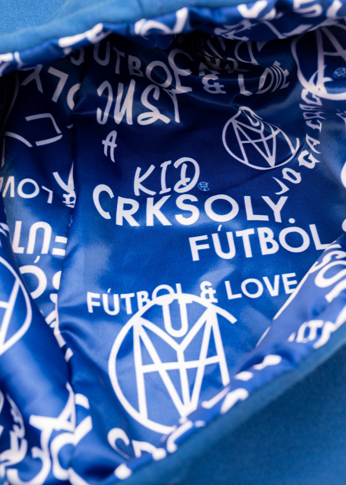 FBL. Men Blue Pocket Hoodie, product photo 7