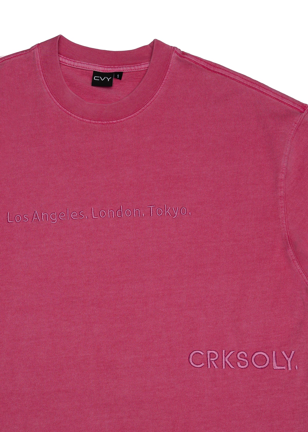 CRKSOLY. Women LA-London-Tokyo Cotton T-Shirt, product photo 15