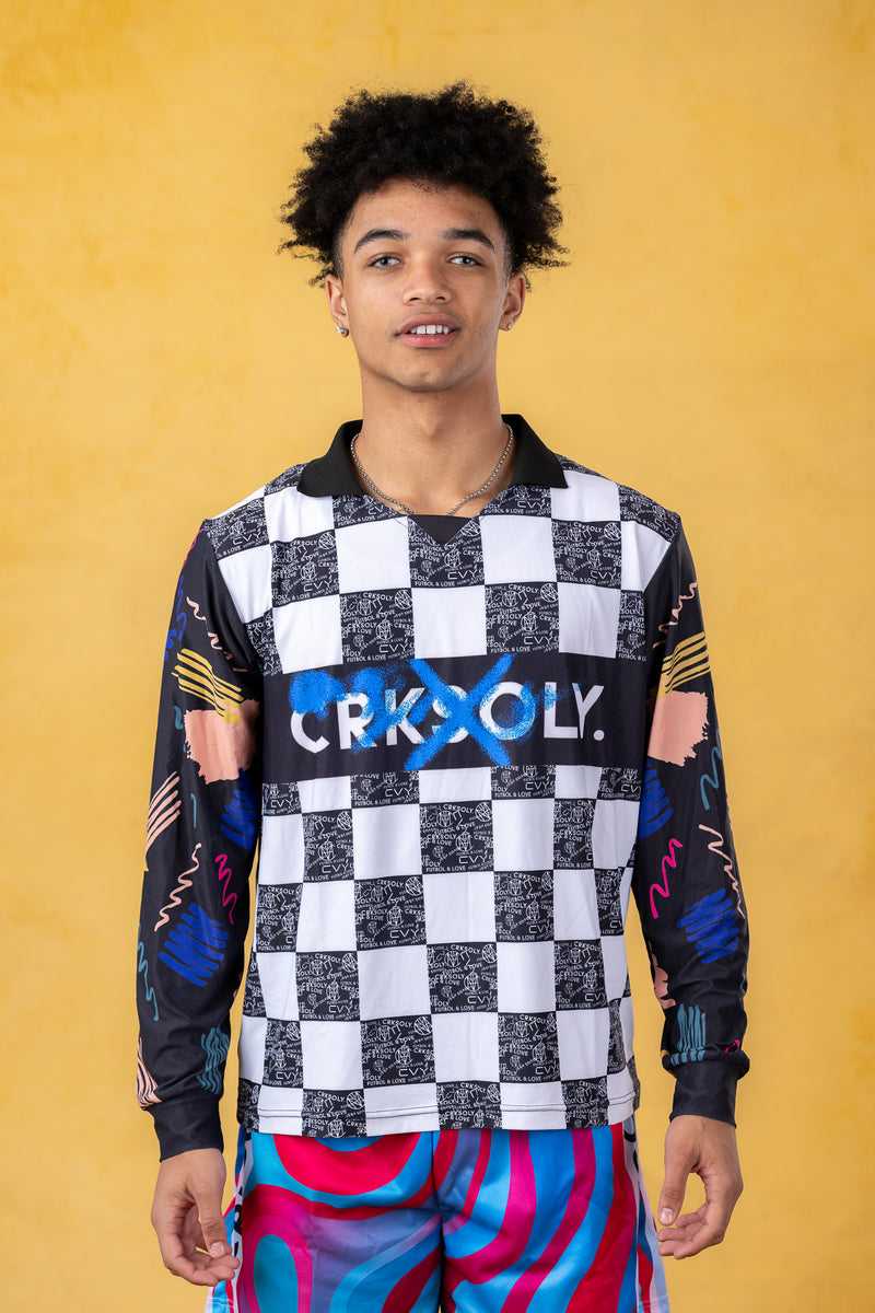 CRKSOLY. Patterned Hockey Long Sleeve