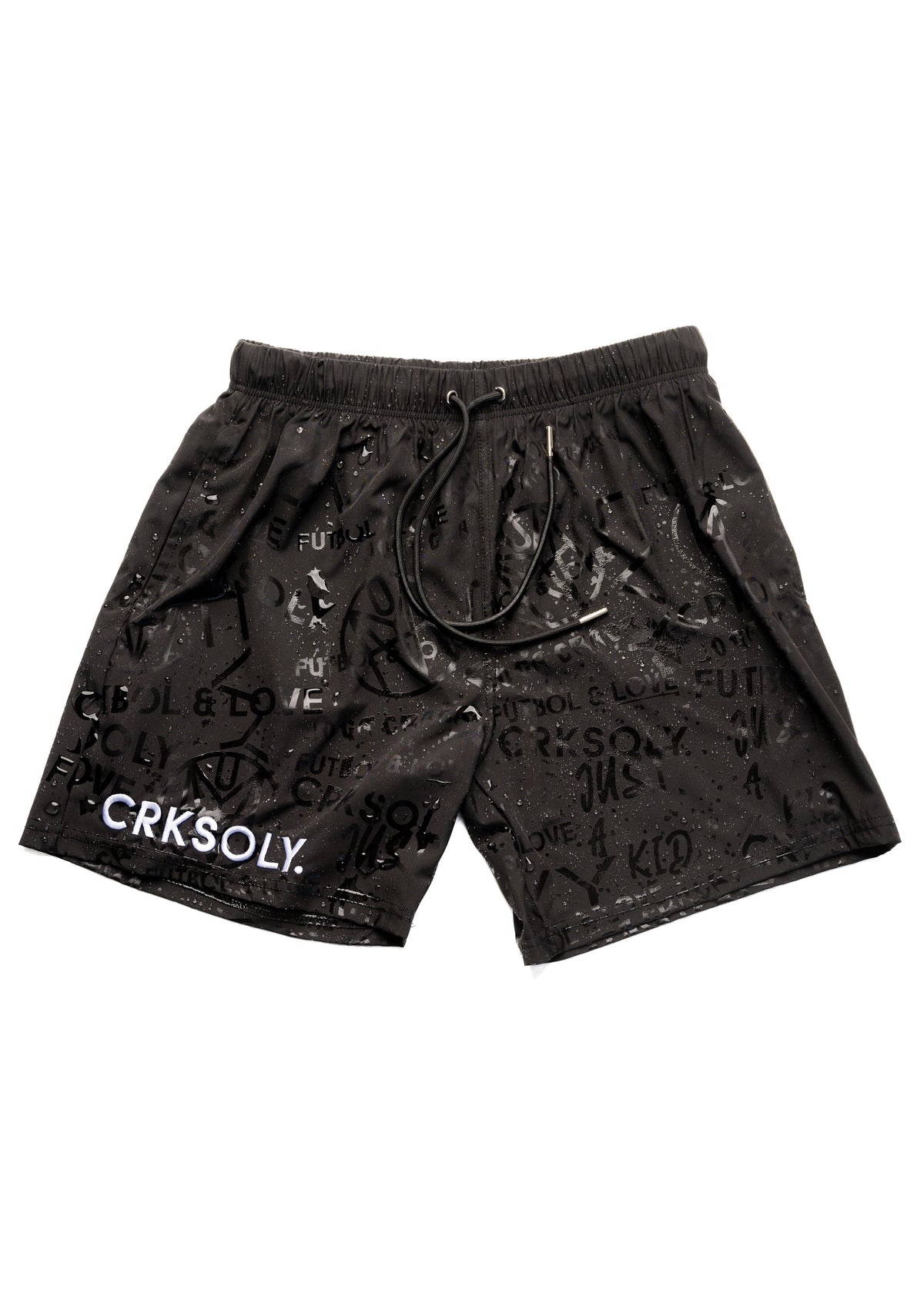 CRKSOLY. Water Reactive Training Black Shorts, product photo 12