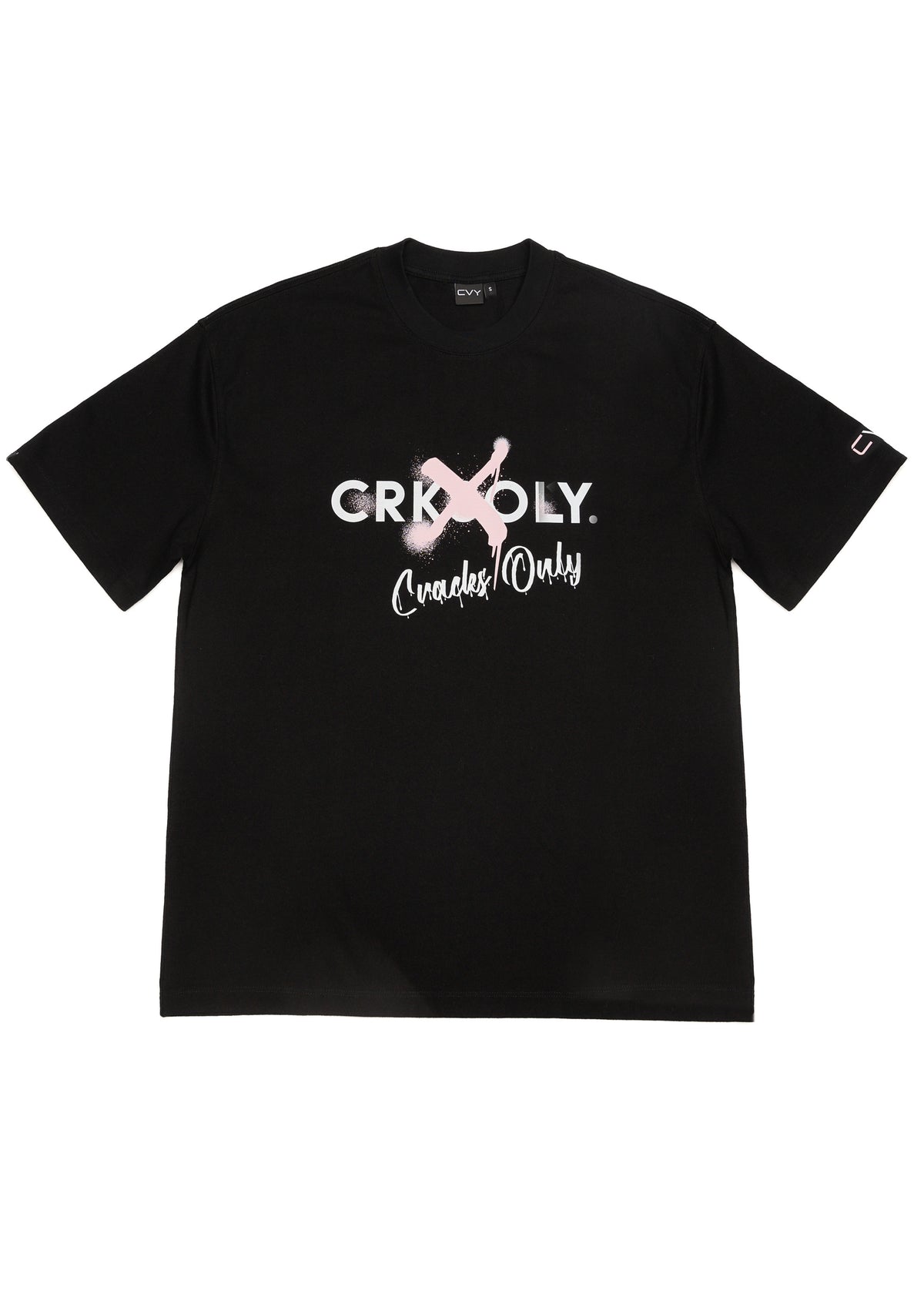 CRKSOLY. Men Void Oversize Cotton Tee, product photo 2