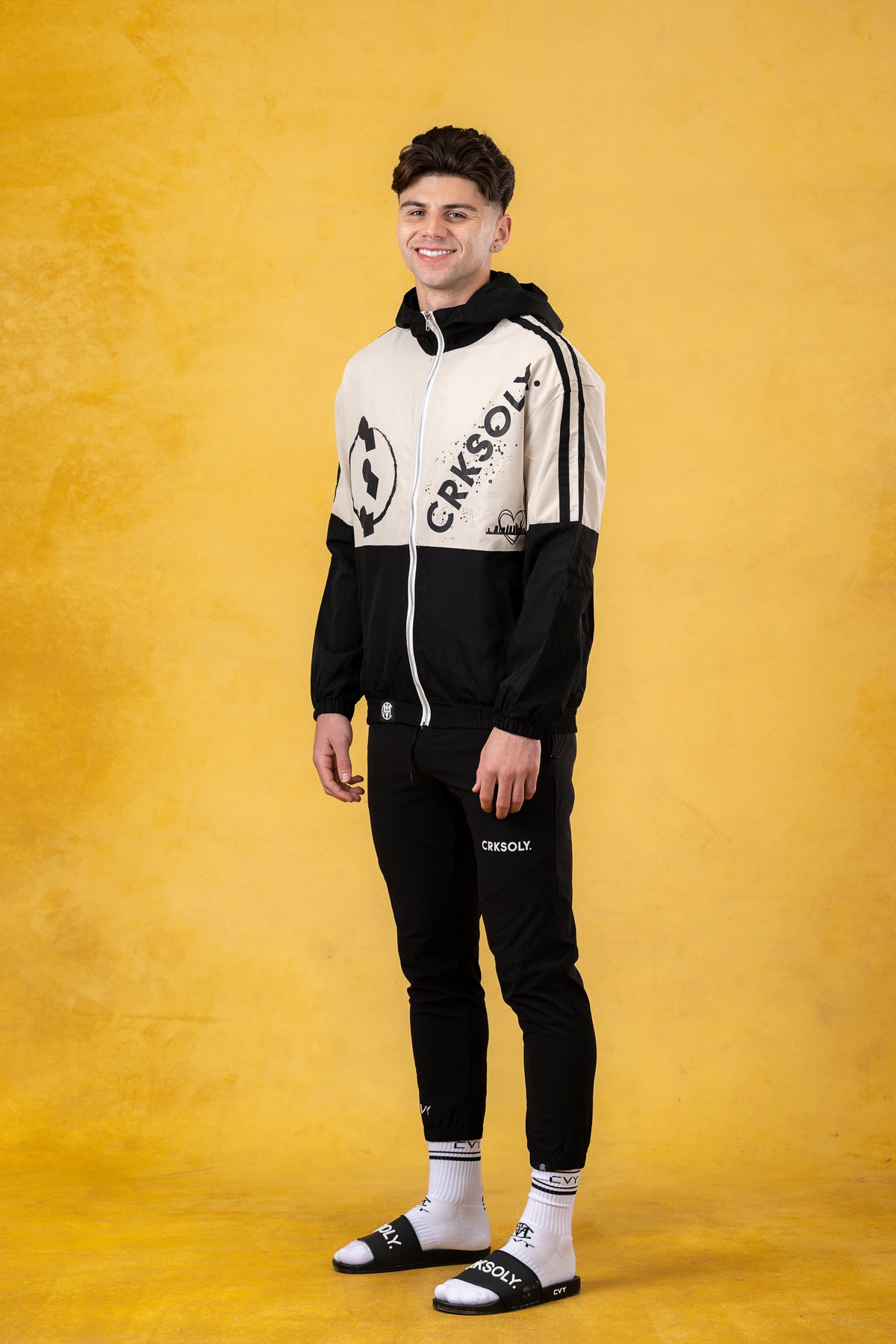 CRKSOLY. Men Retro-Modern Windbreaker Jacket, product photo 5