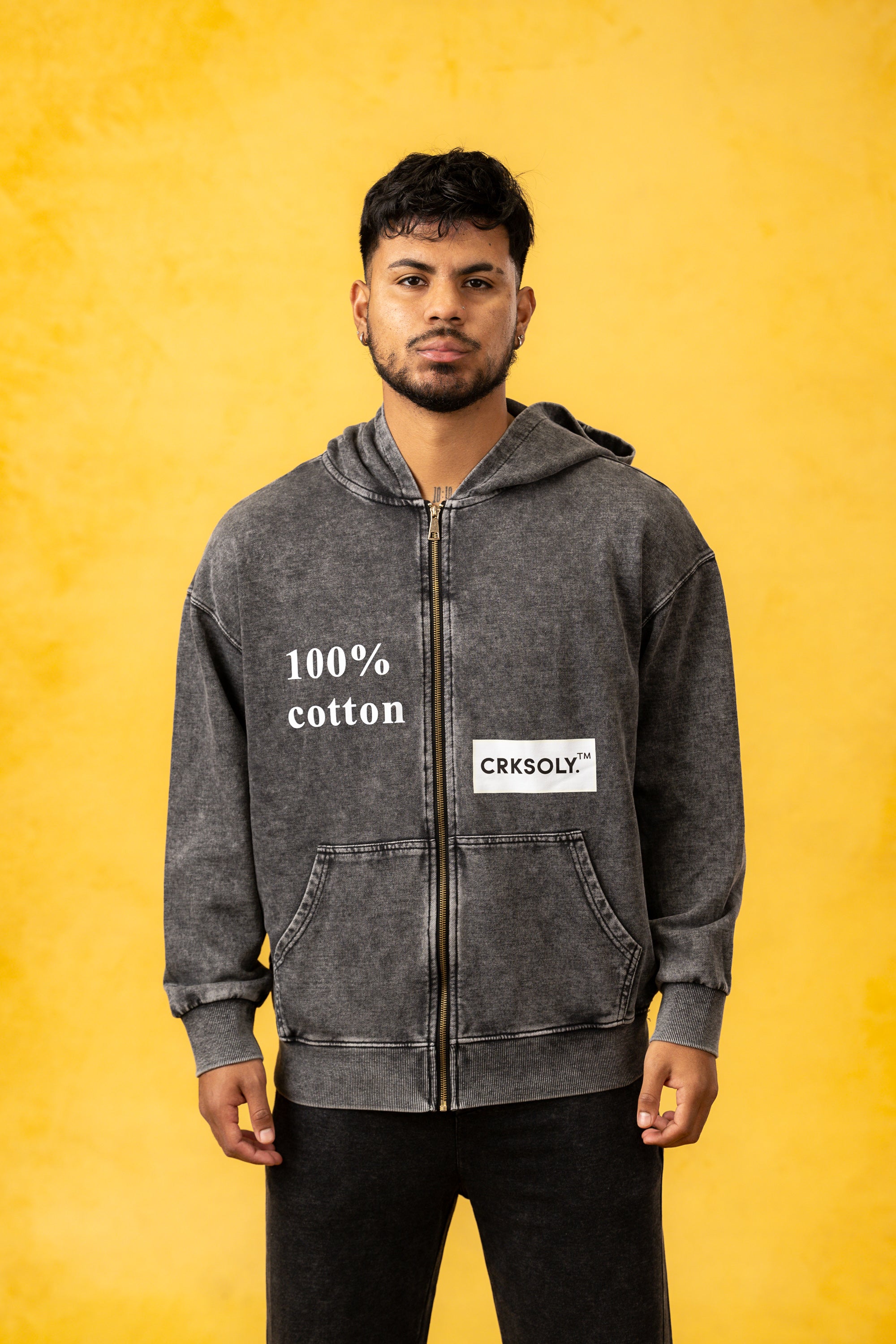 CRKSOLY. Sudadera con capucha
