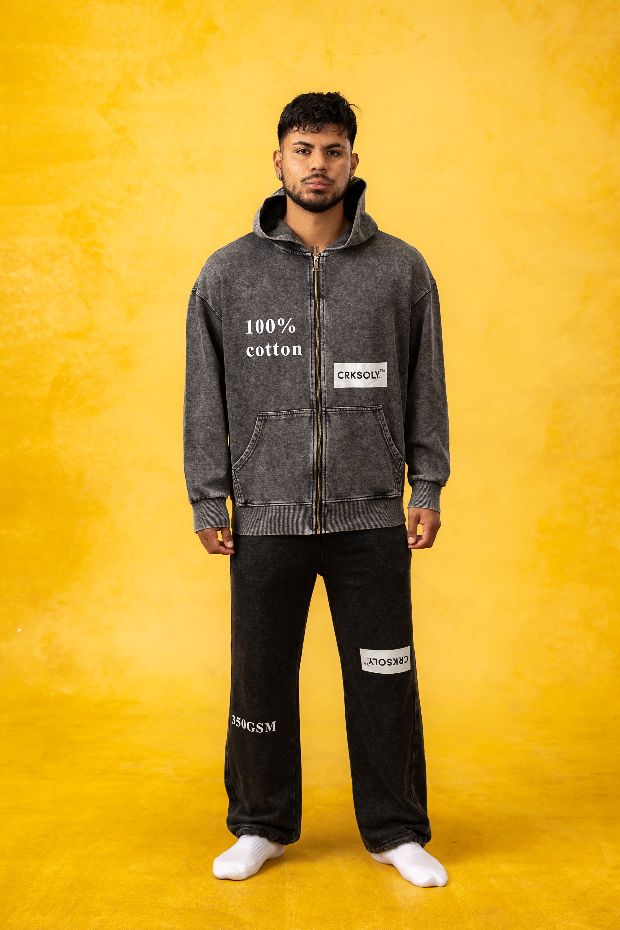 CRKSOLY. Sudadera con capucha