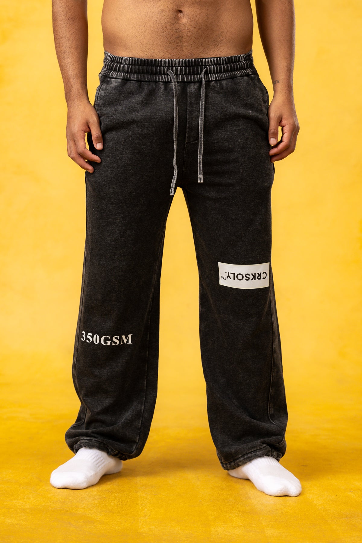 CRKSOLY. Men Virgil Fade Sweatpants, product photo 3