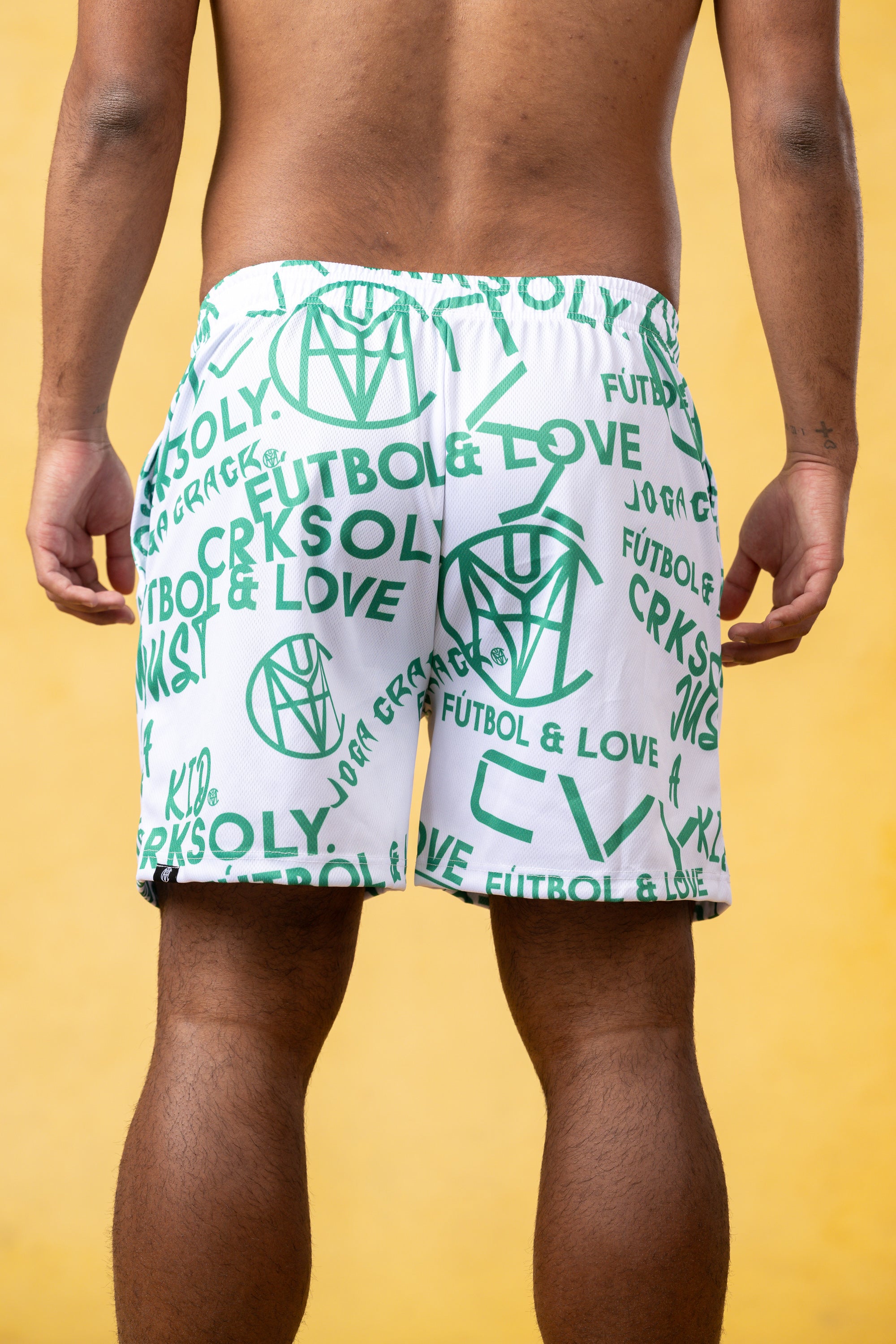 CRKSOLY. Men 5’ Monogram Shorts