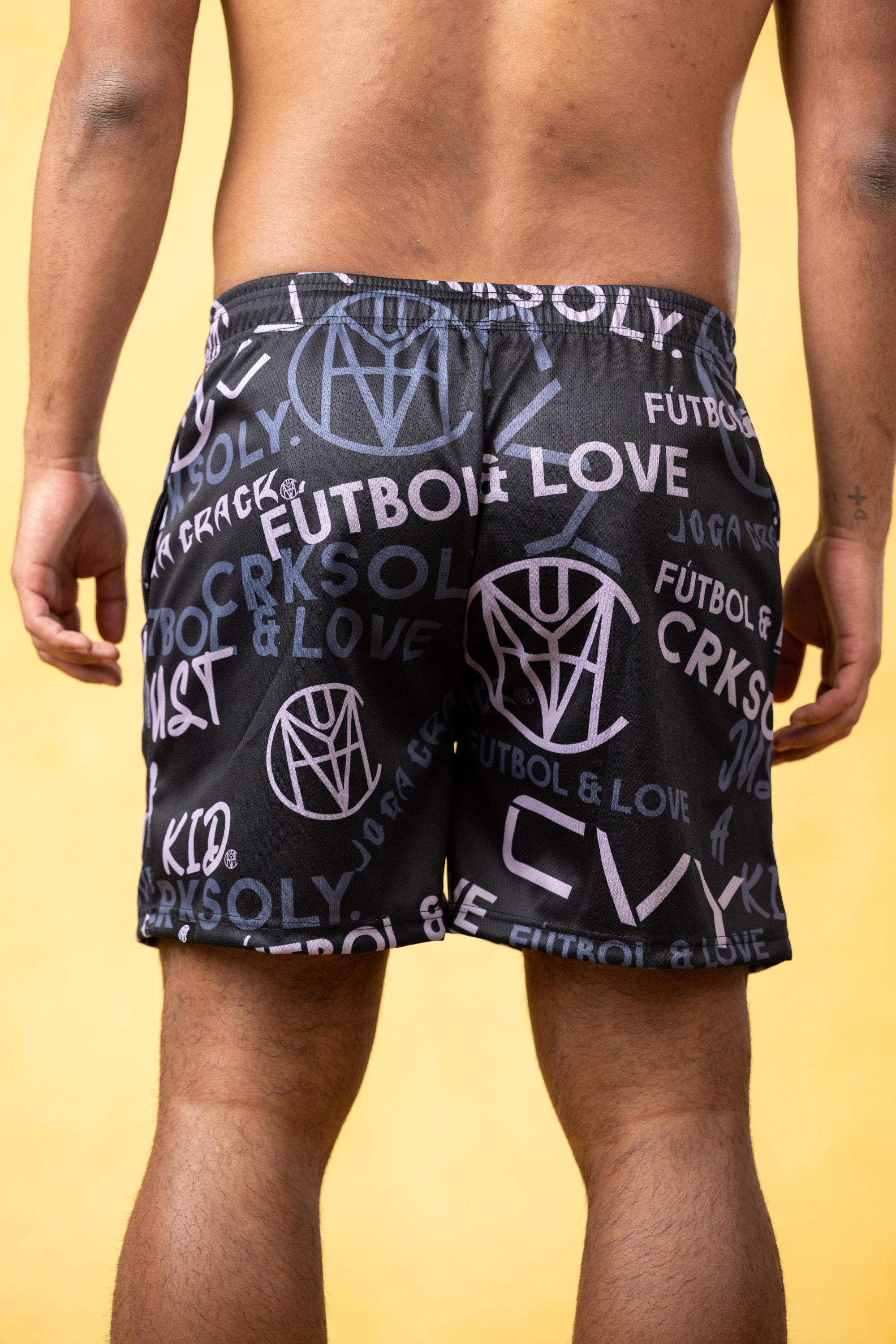CRKSOLY. Men 5’ Monogram Shorts
