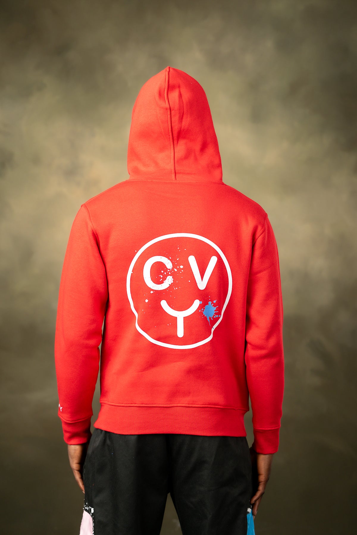 CVYLA Men Happy Hoodie, product photo 12