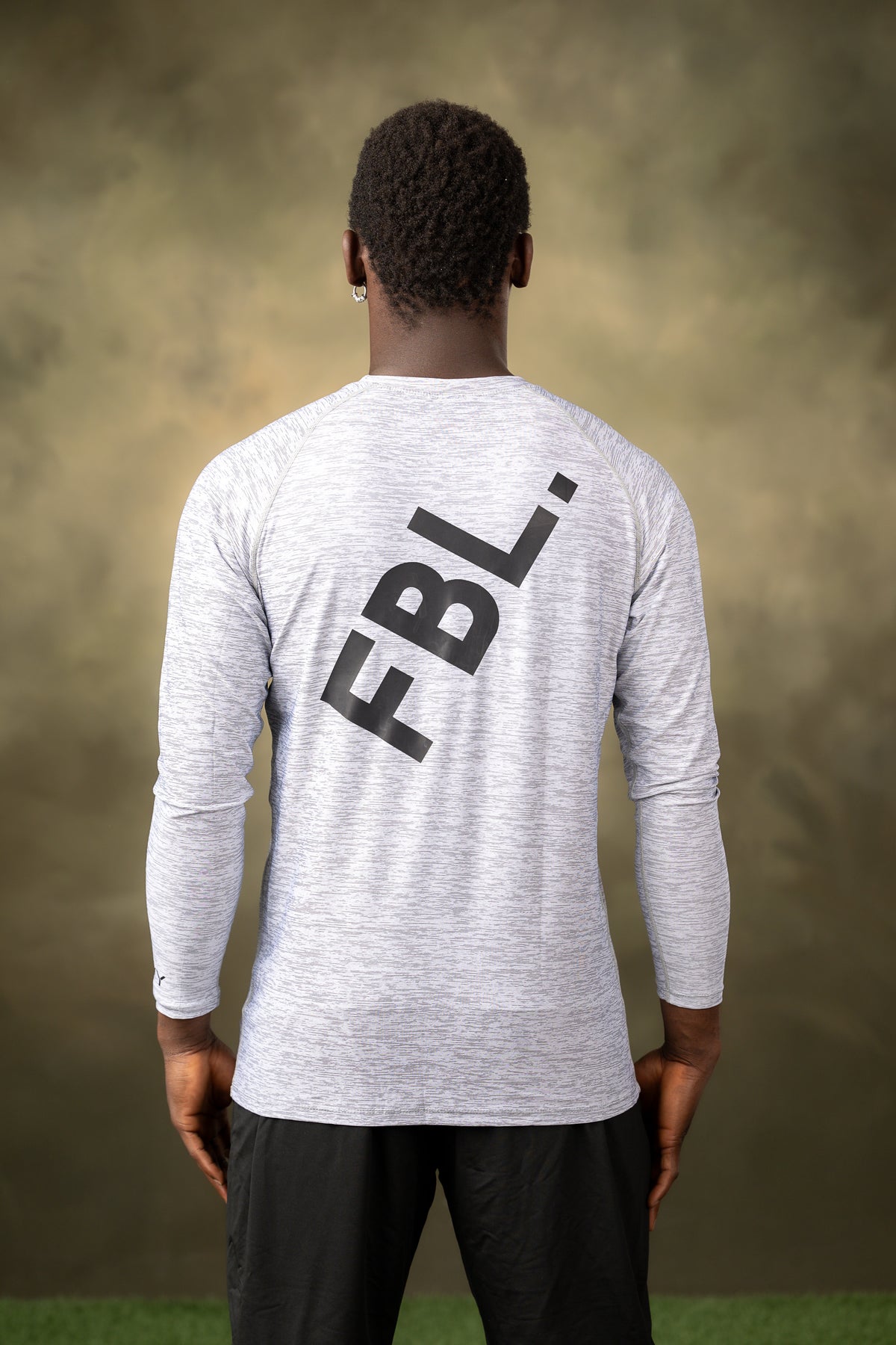 FBL. Men Light Gray Training Long Sleeve, product photo 7