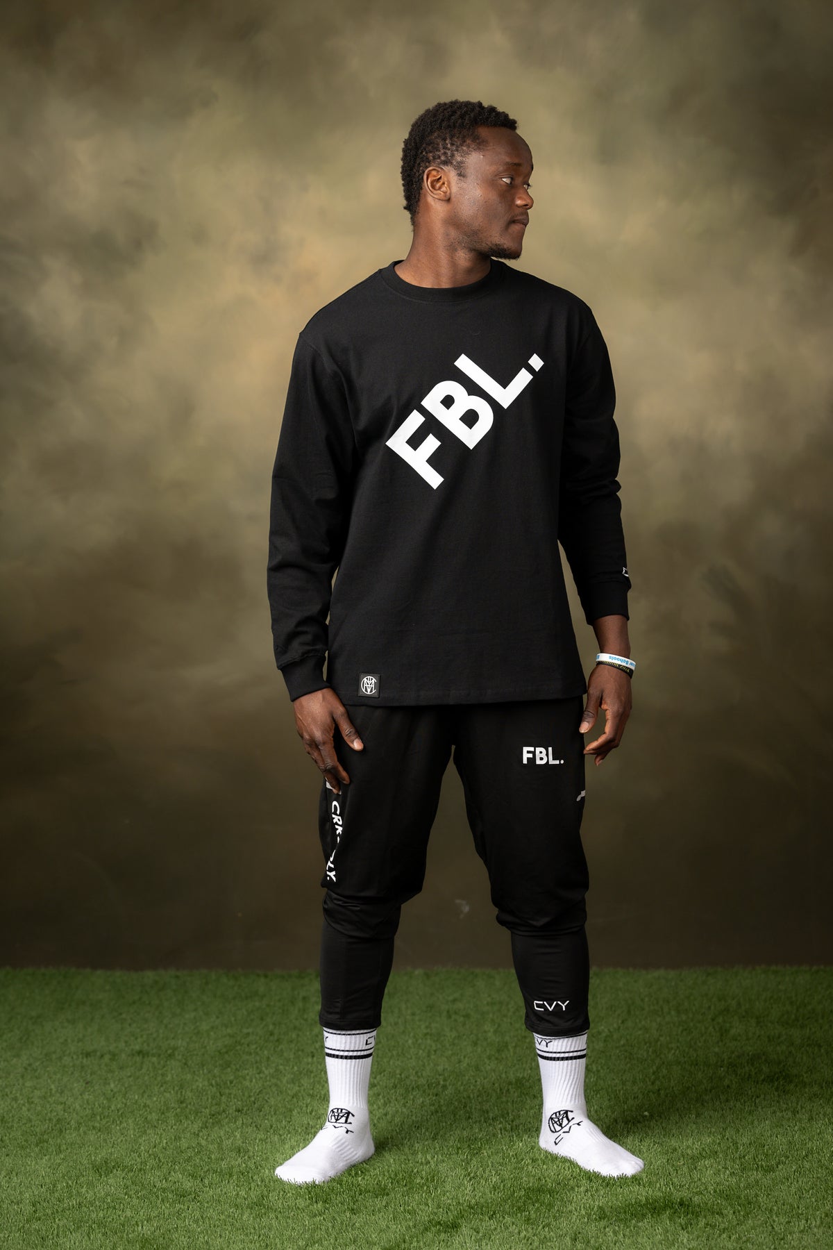 FBL. Men Black Long Sleeve Shirt, product photo 6