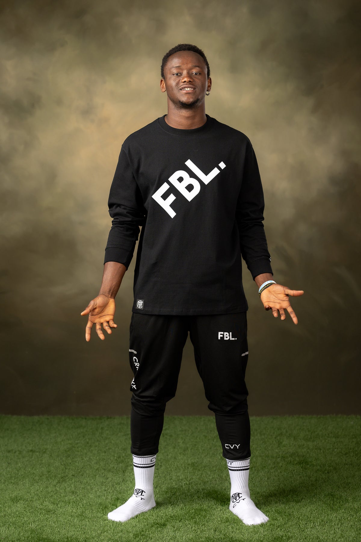 FBL. Men Black Long Sleeve Shirt, product photo 3