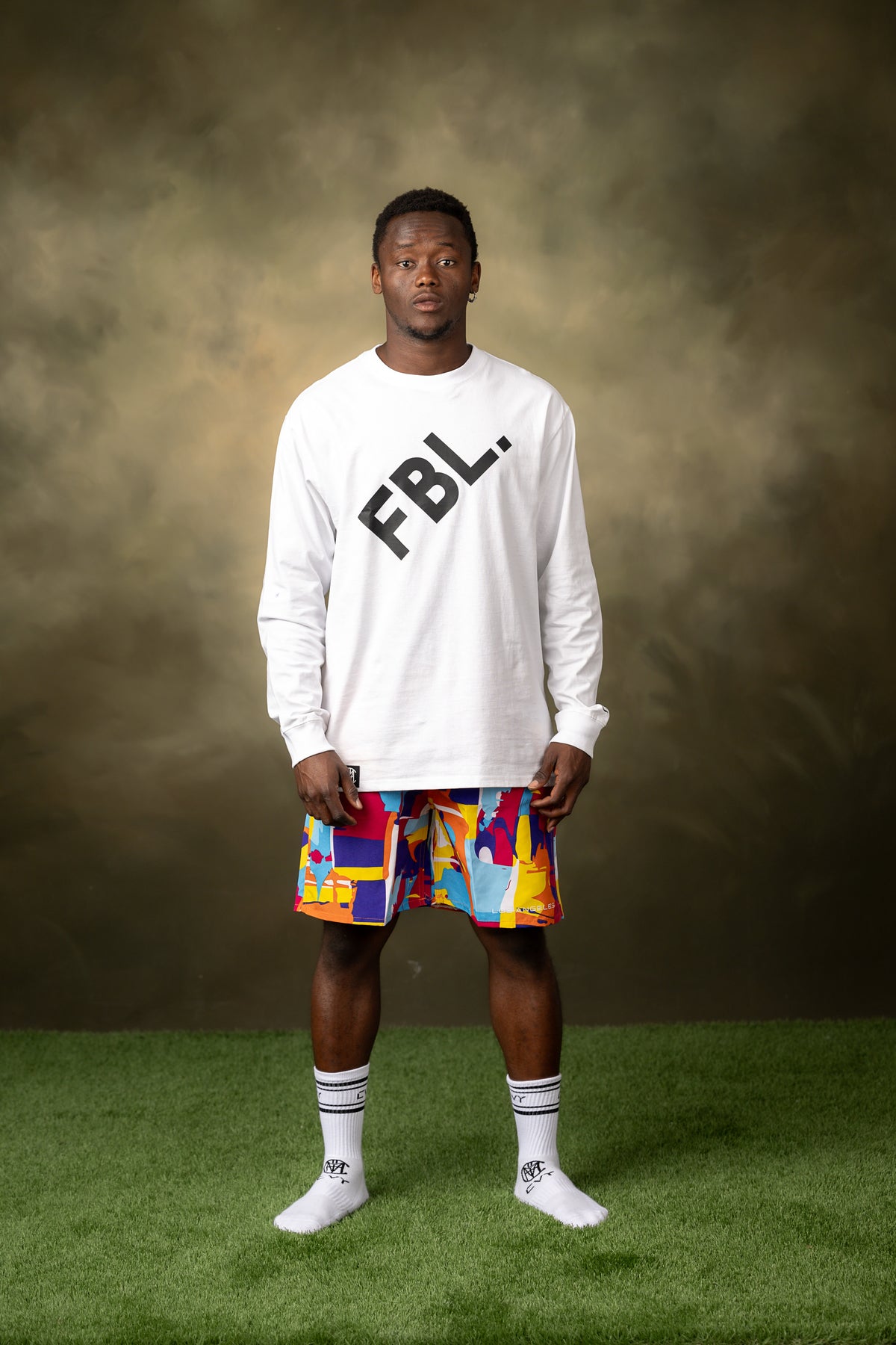 FBL. Men White Long Sleeve Shirt, product photo 4