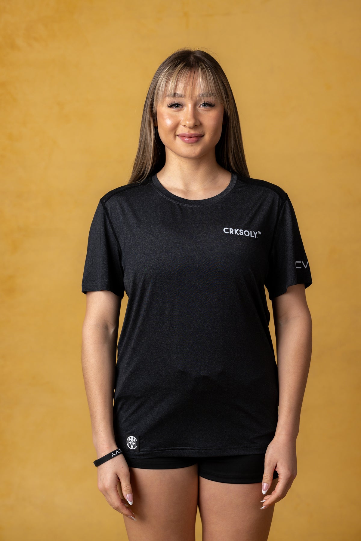 CRKSOLY. Women Blur Training Top, product photo 8