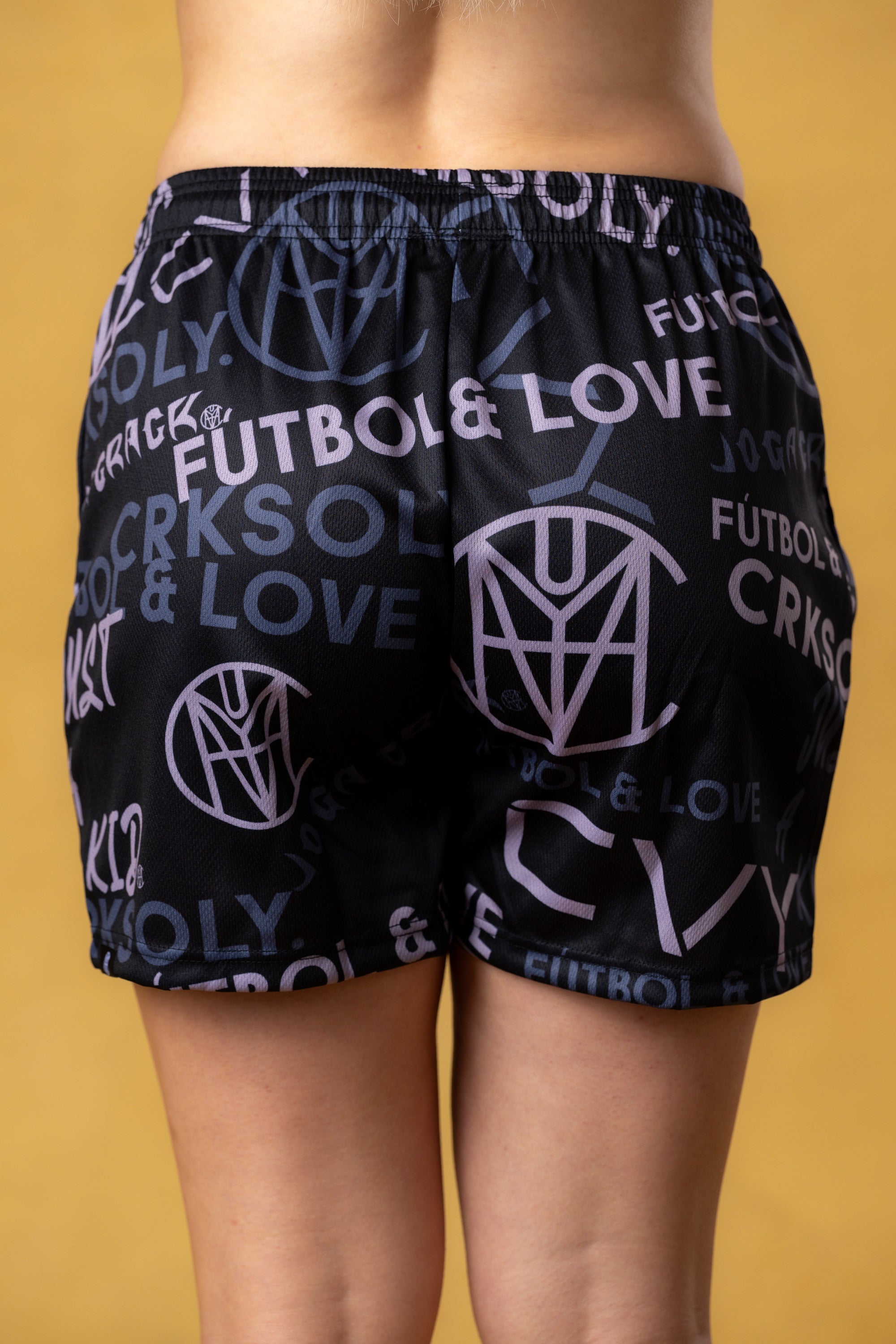 CRKSOLY. Women 5’ Monogram Shorts