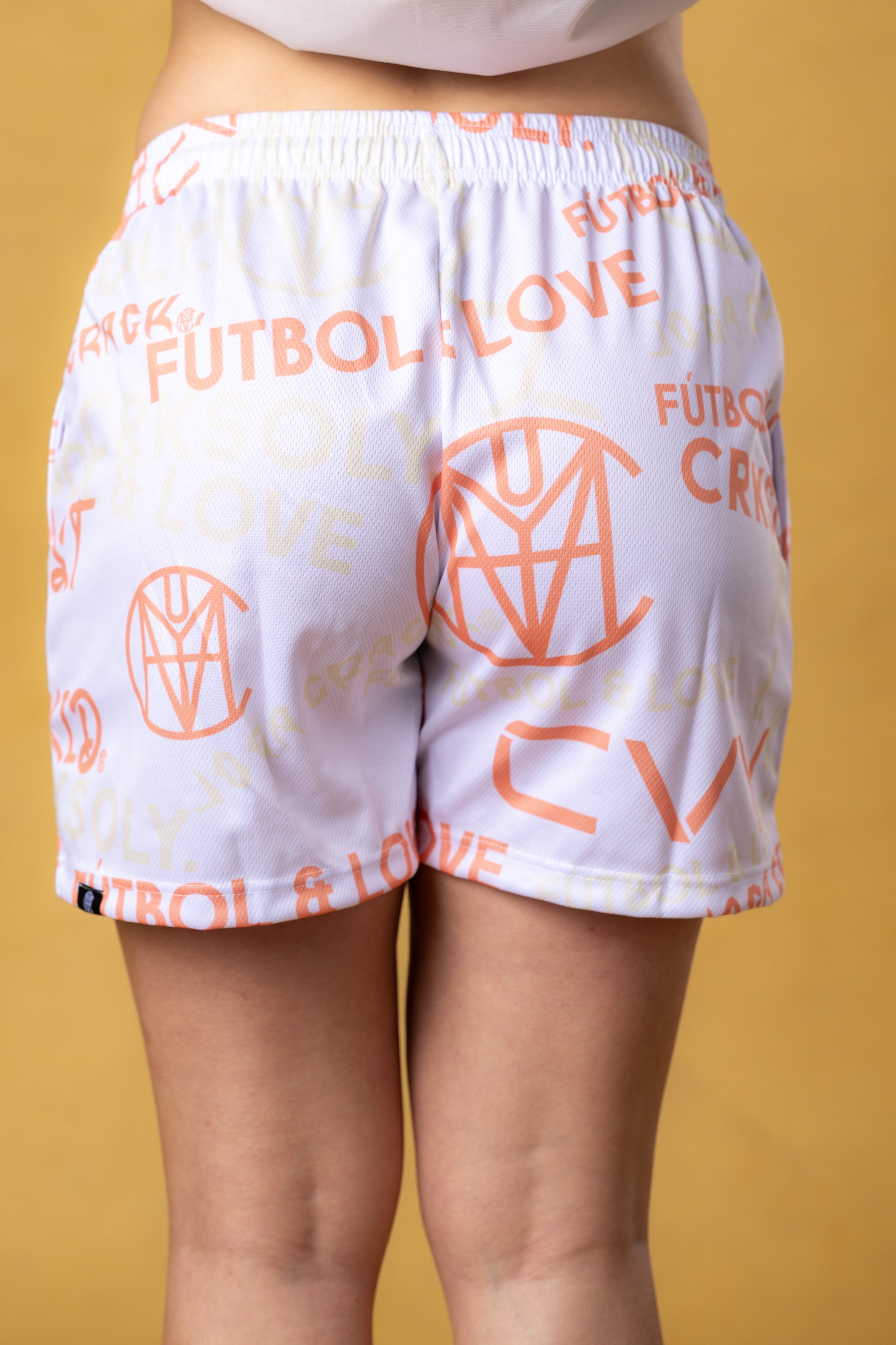 CRKSOLY. Women 5’ Monogram Shorts
