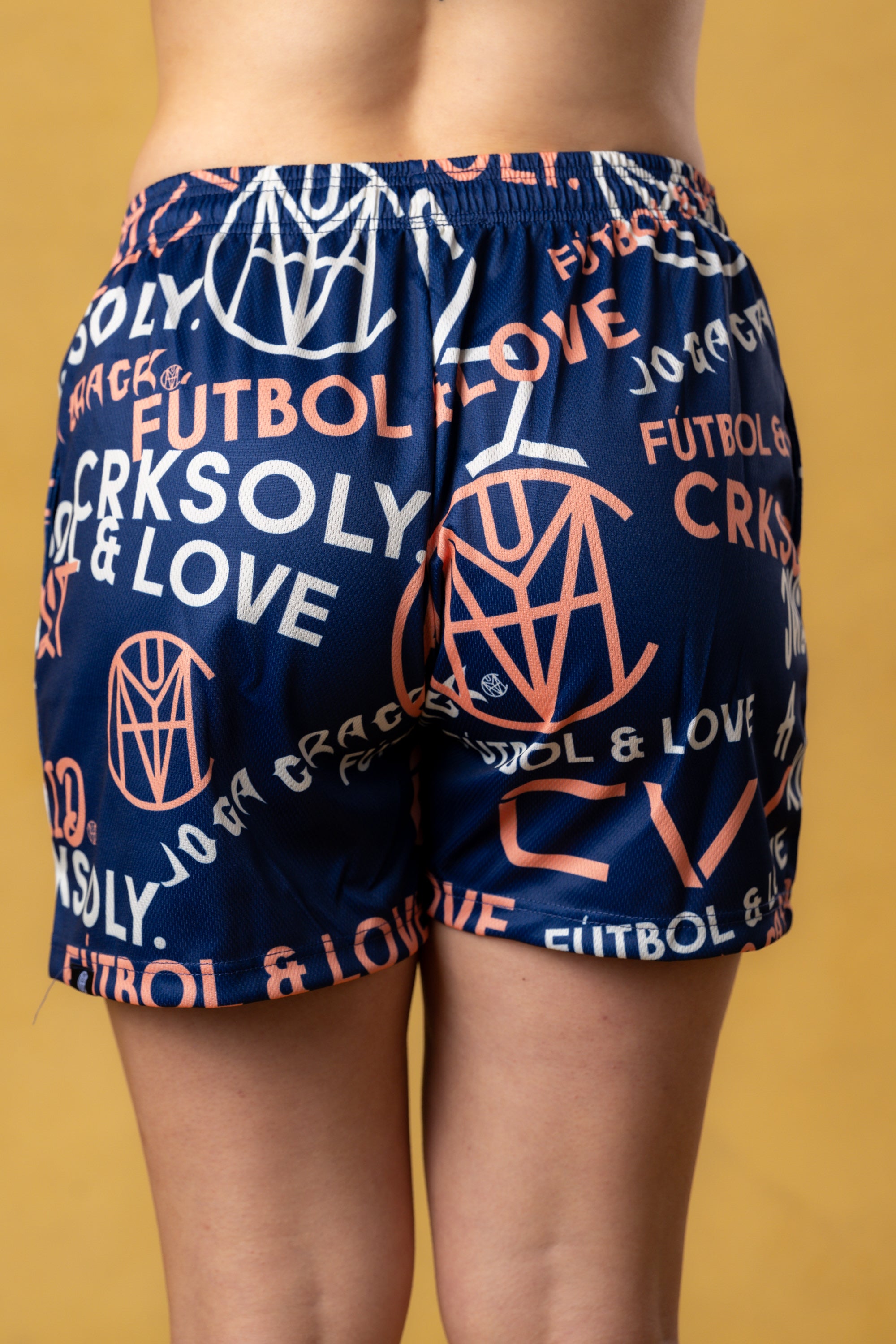 CRKSOLY. Women 5’ Monogram Shorts