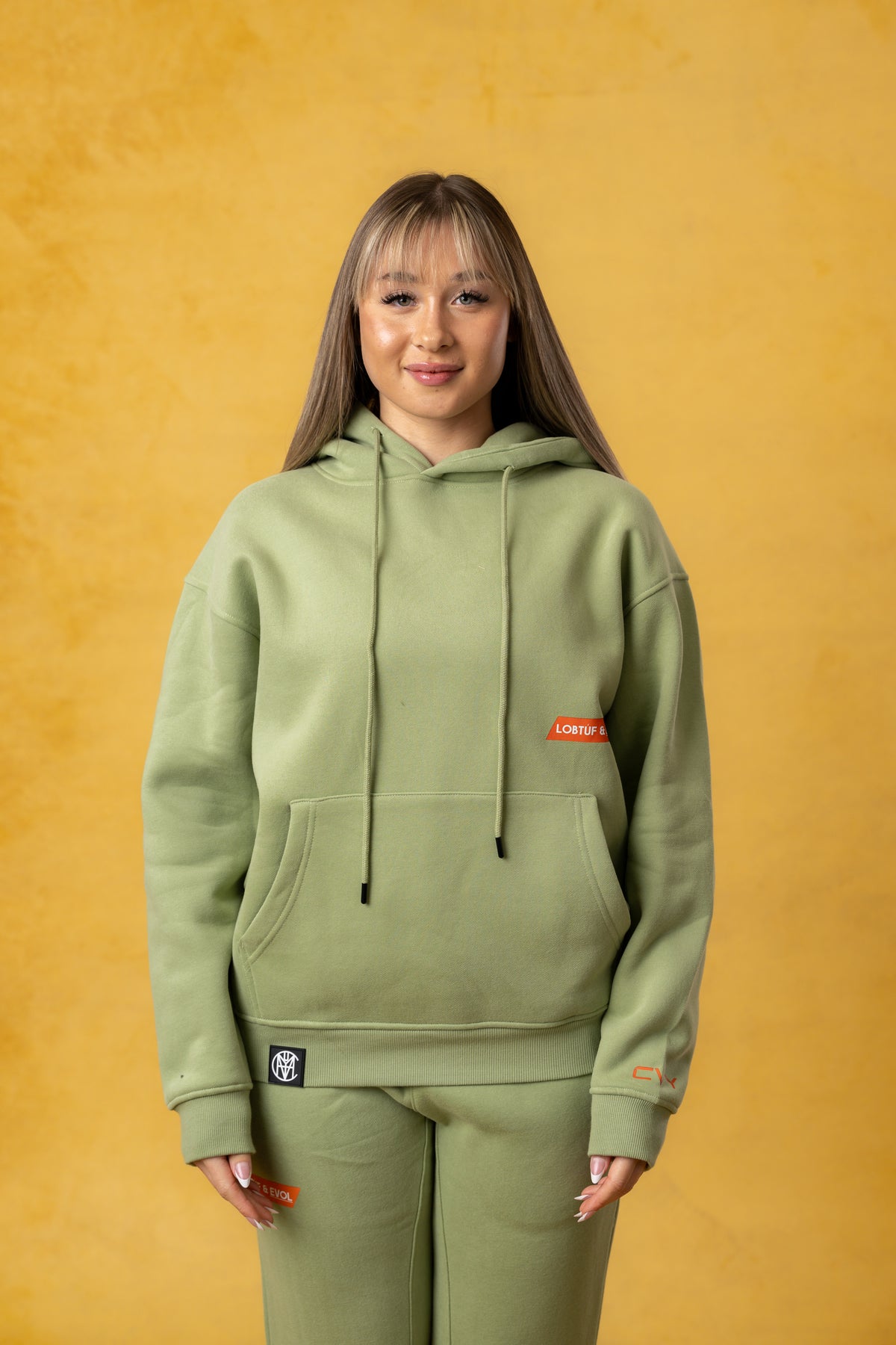 FBL. Women Matcha Sweatsuit Hoodie, product photo 3