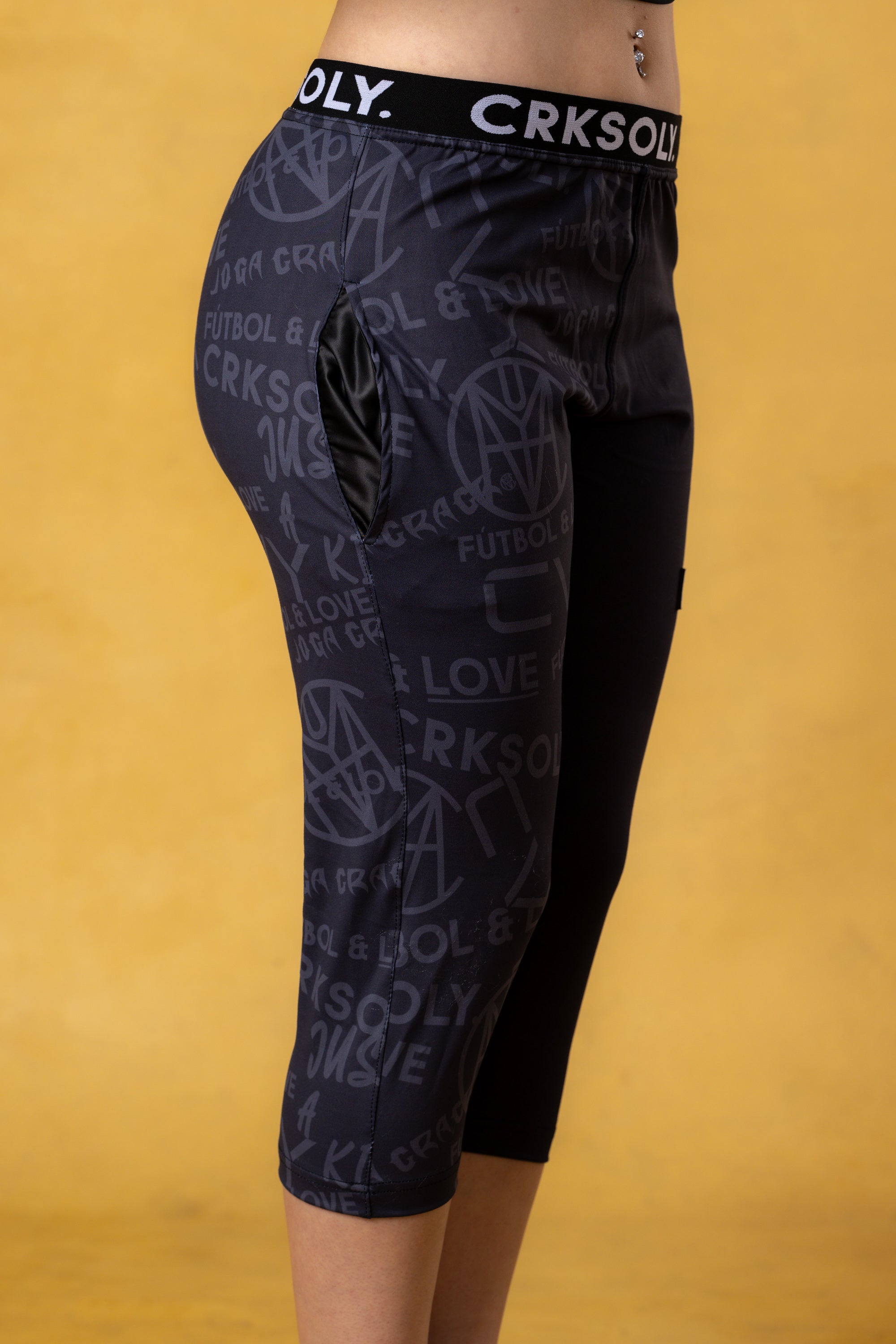 CRKSOLY. Women 3/4 Training Pants