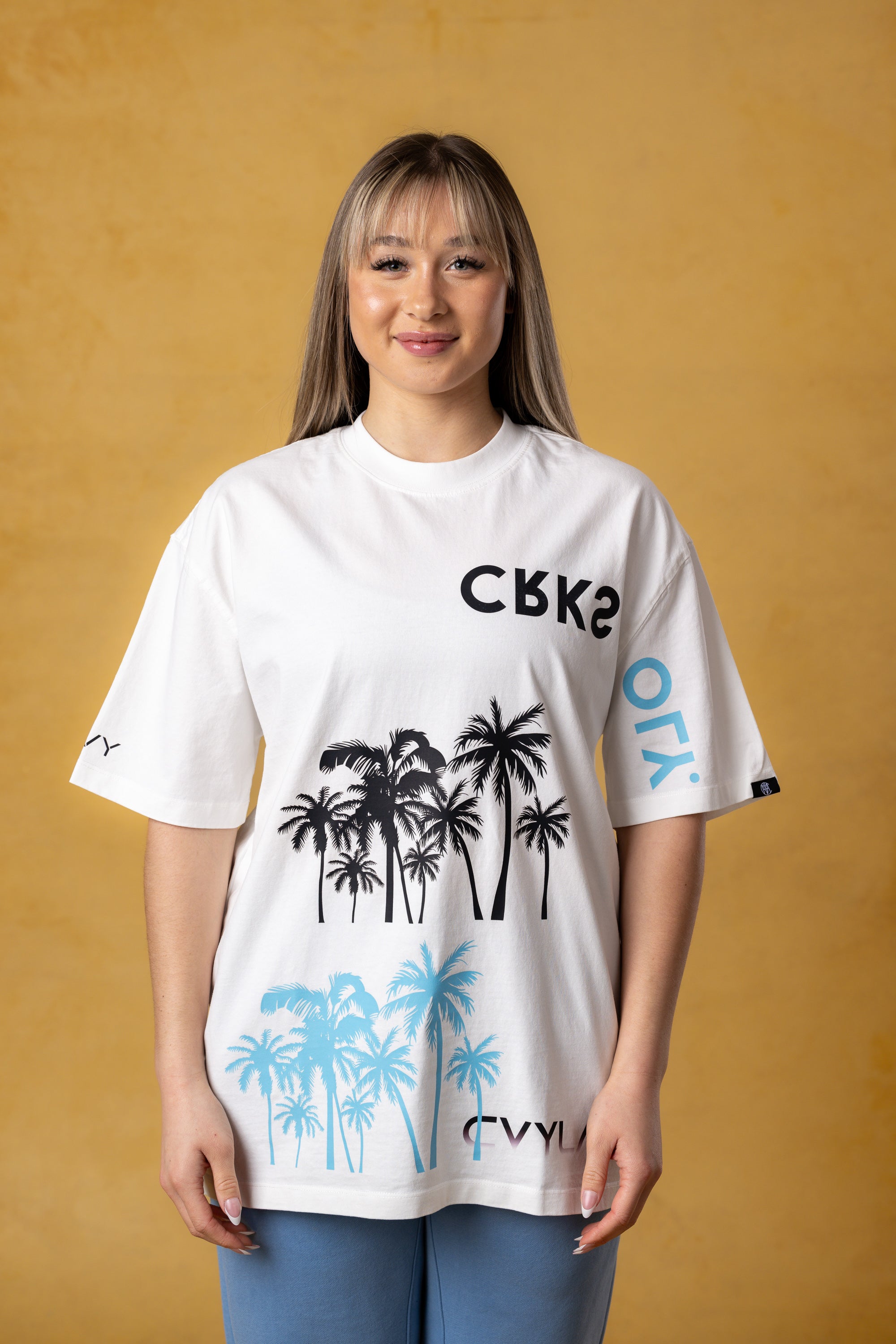 CRKSOLY. Women Miami Oversize Cotton Tee