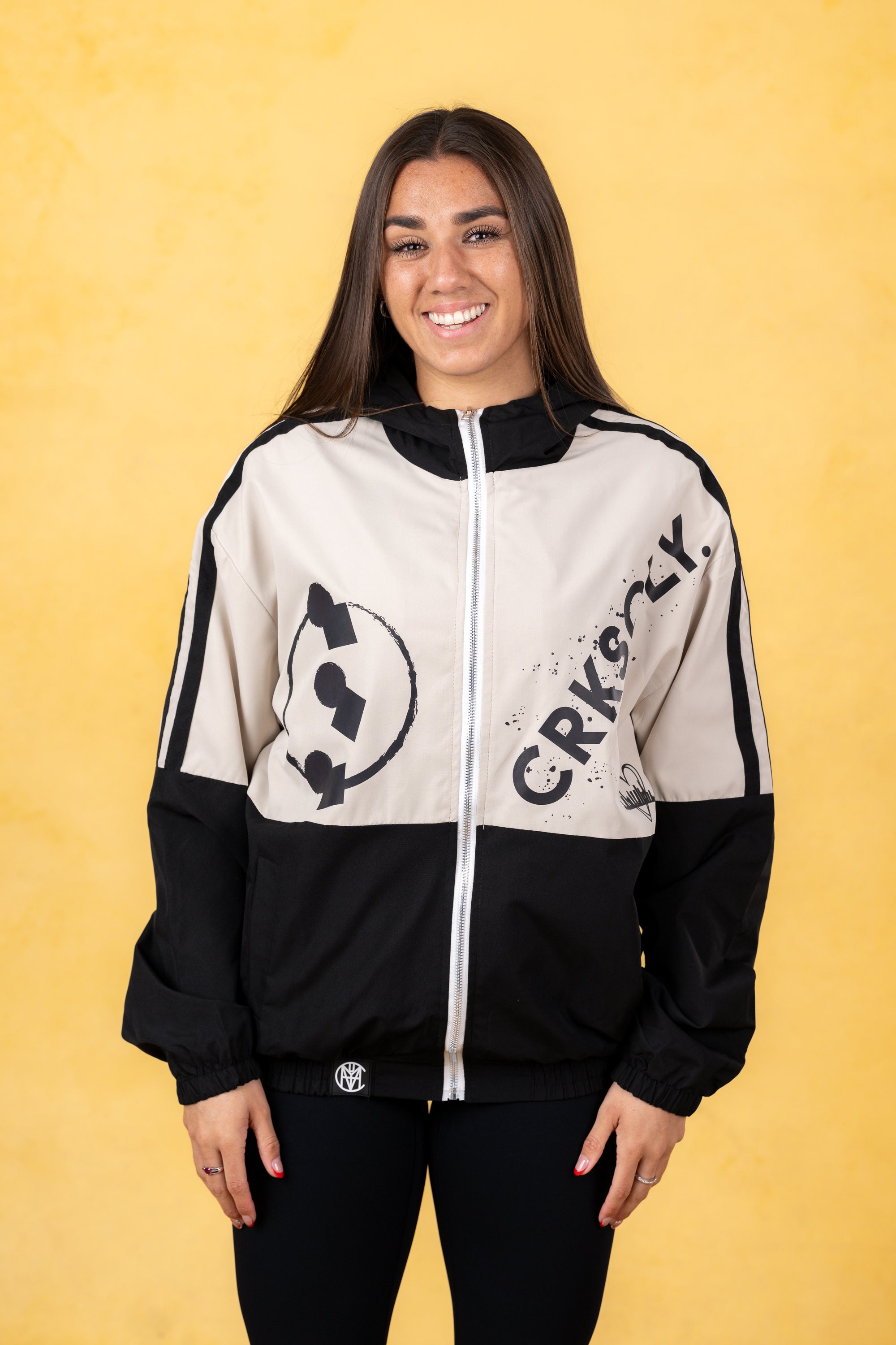 CRKSOLY. Women Retro-Modern Windbreaker Jacket