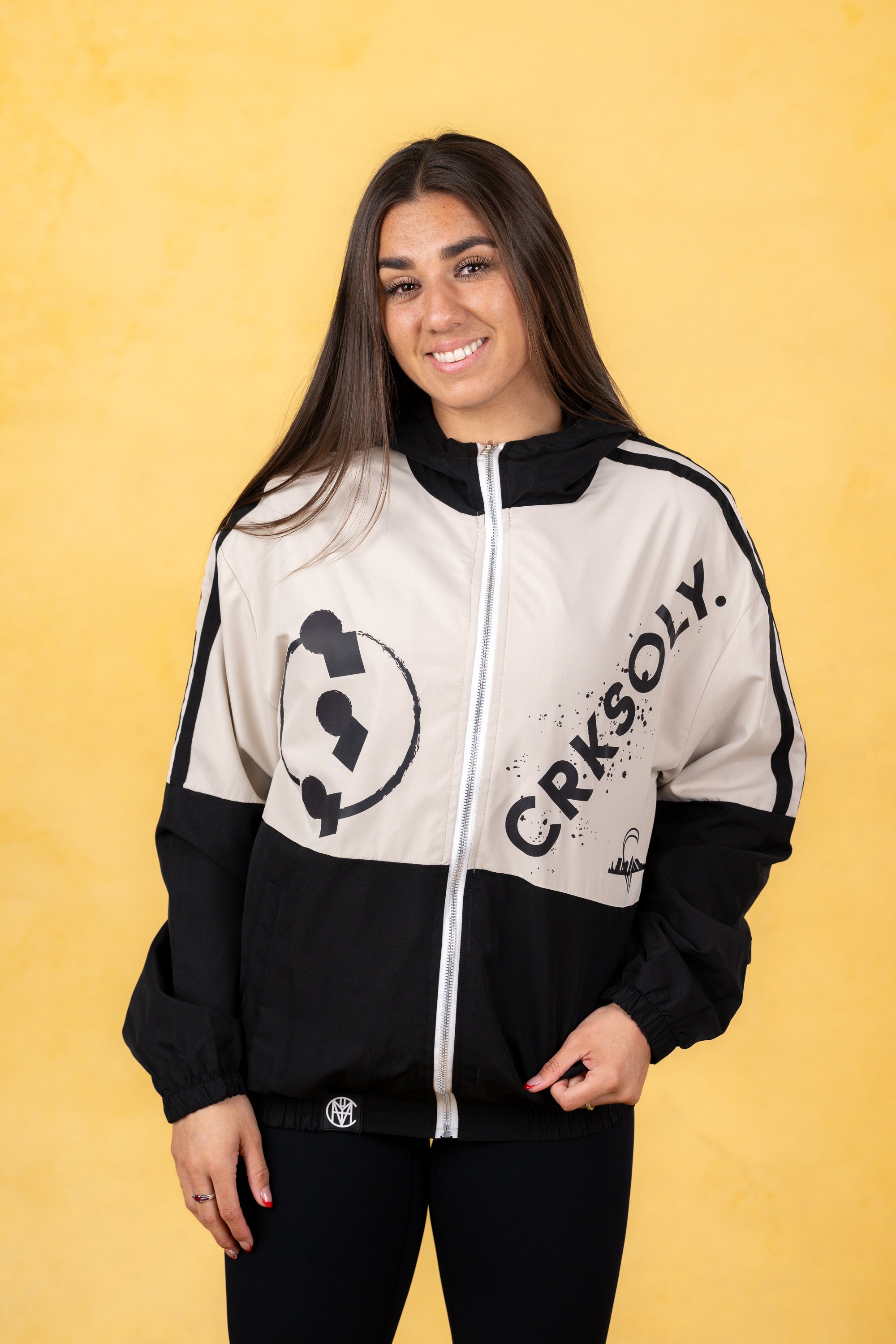 CRKSOLY. Women Retro-Modern Windbreaker Jacket