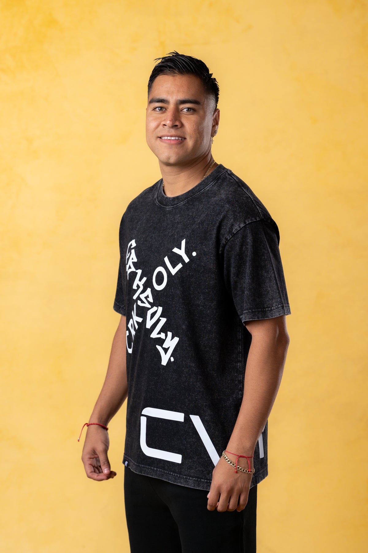 CRKSOLY. Men Faded Wash X-OLY. Tee, product photo 4