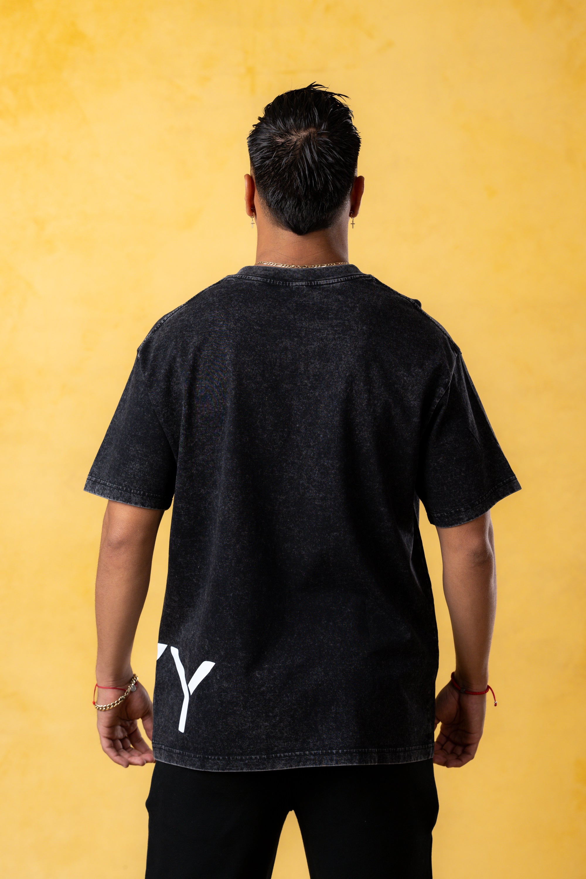 CRKSOLY. Men Faded Wash X-OLY. Tee