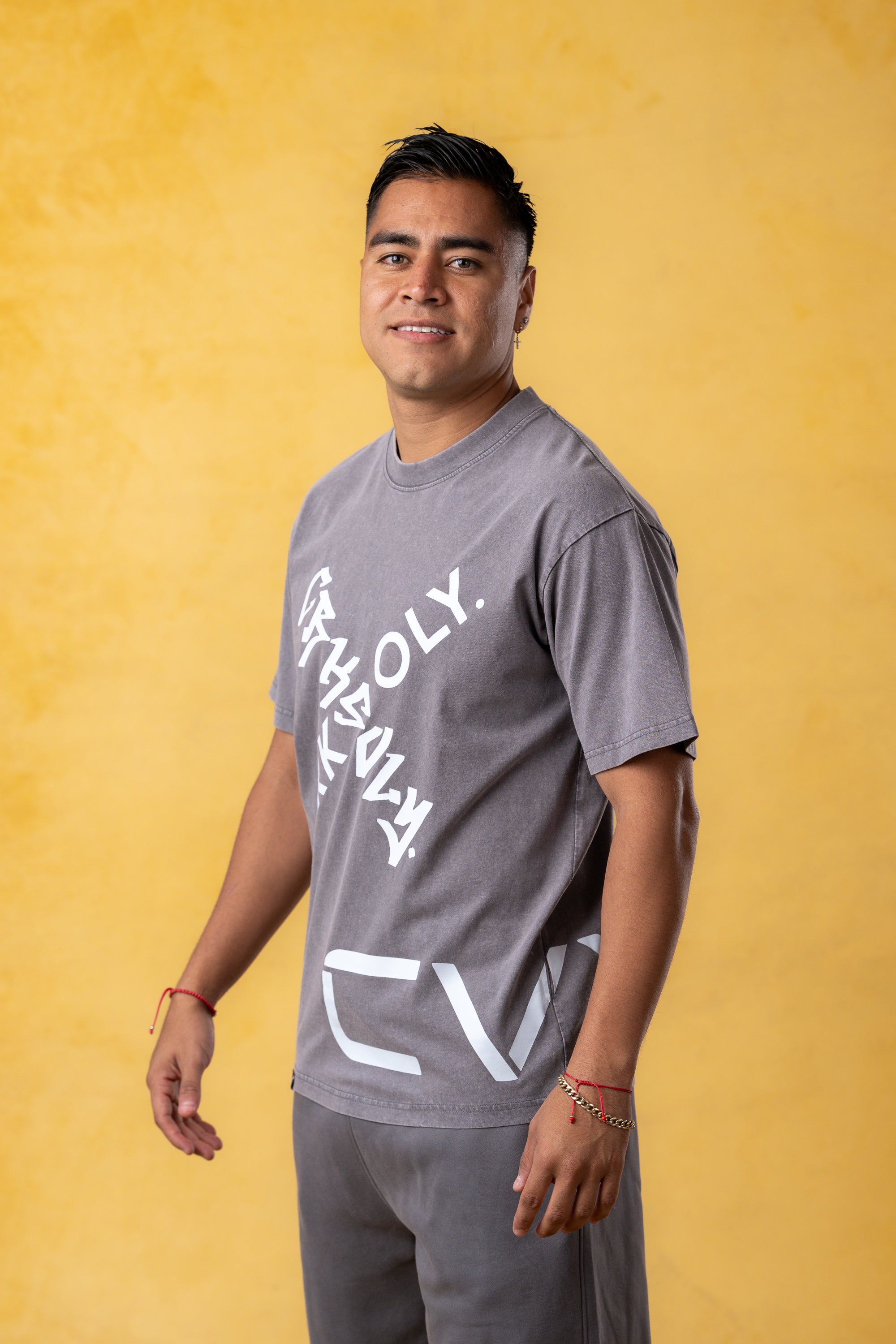 CRKSOLY. Men Faded Wash X-OLY. Tee