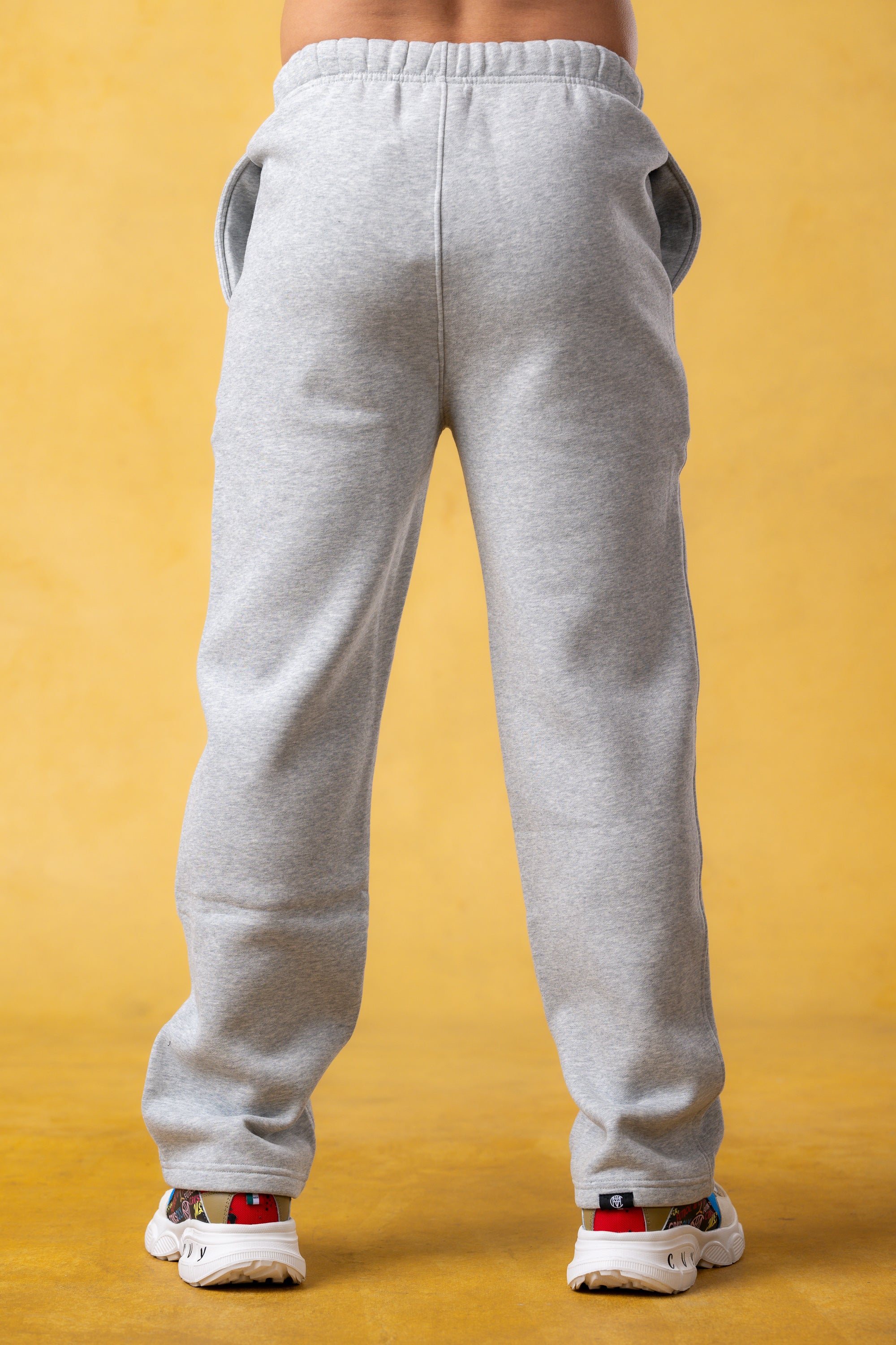CRKSOLY. Men Cut-Off Sweatpants