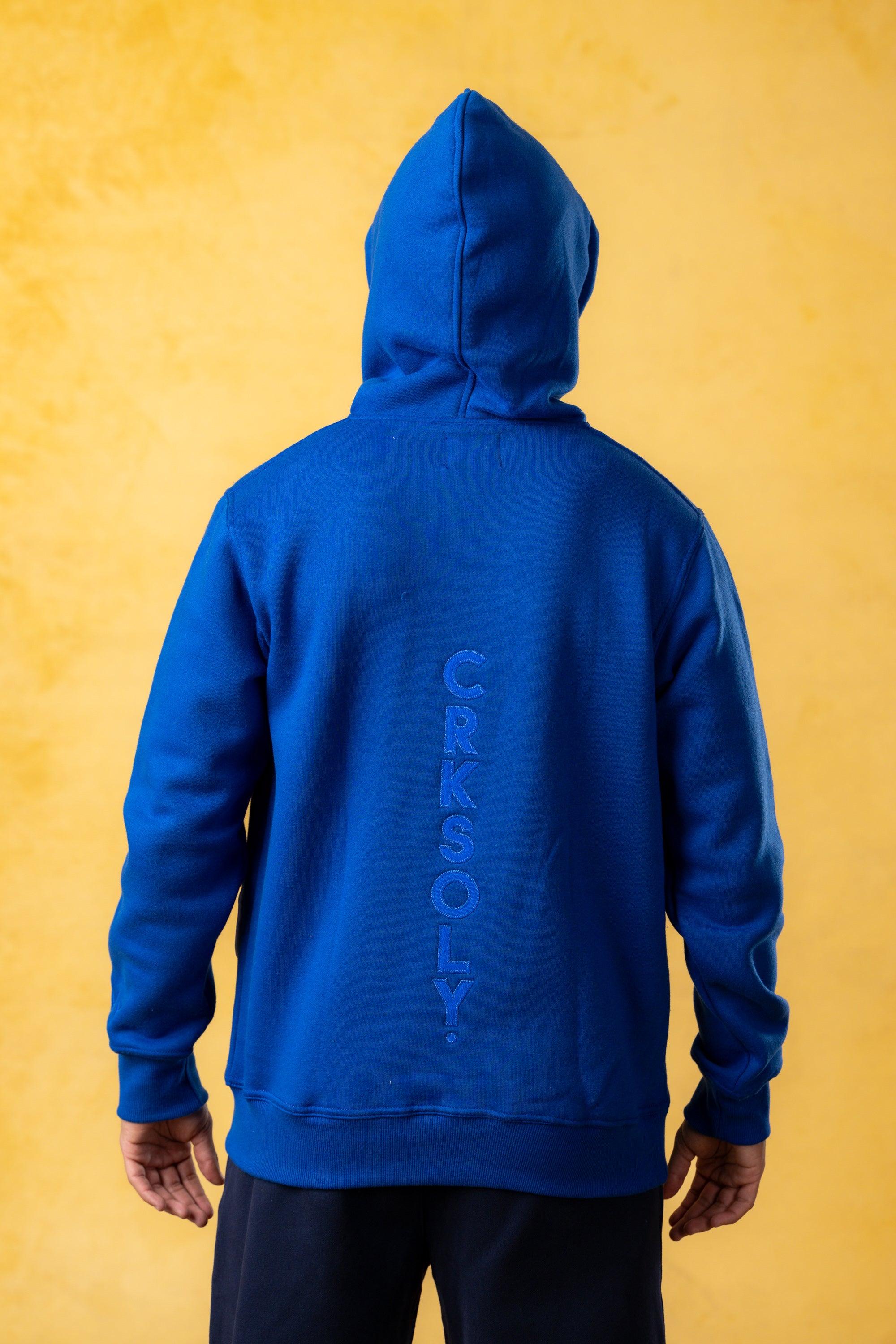 FBL. Men Blue Pocket Hoodie