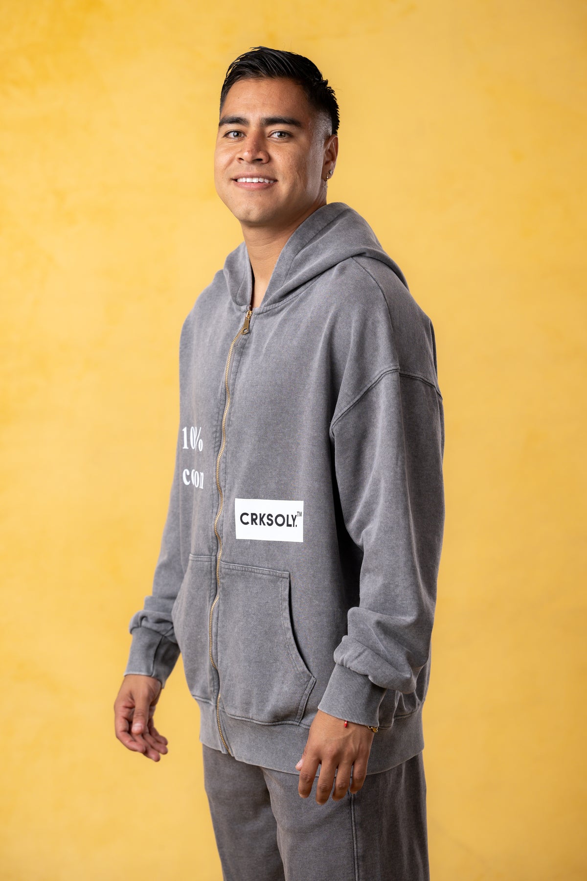 CRKSOLY. Men Virgil Fade Sweatshirt, product photo 12