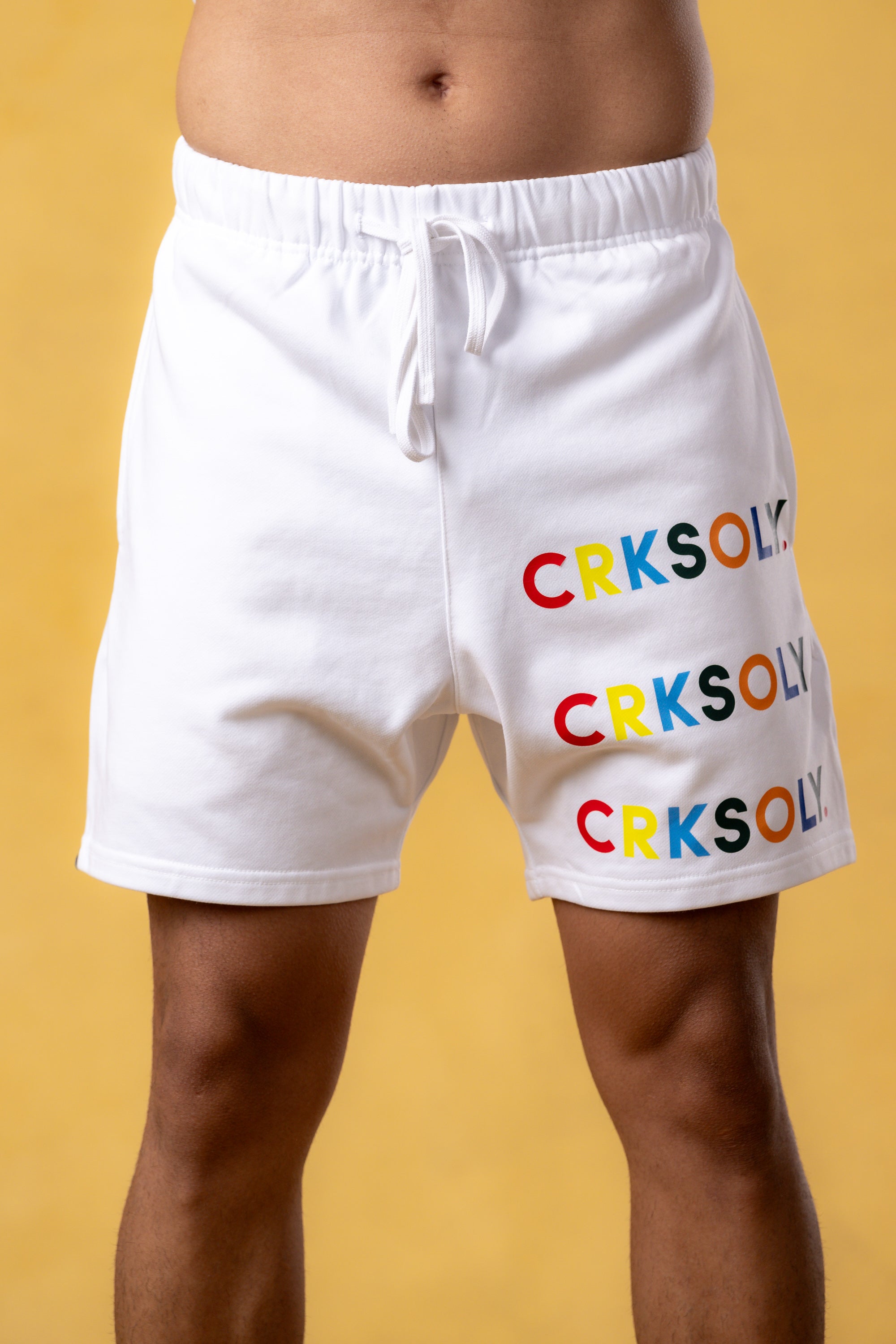 CRKSOLY. Pantalones cortos deportivos de algodón coral