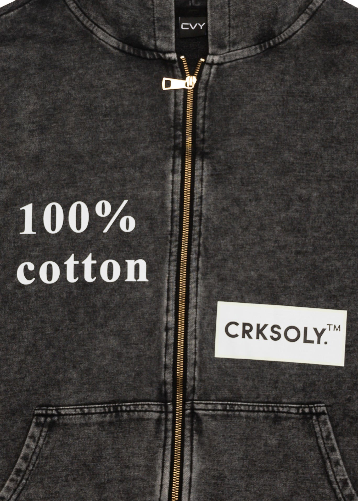 CRKSOLY. Women Virgil Fade Sweatshirt