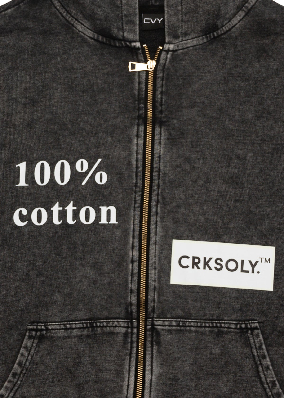 CRKSOLY. Women Virgil Fade Sweatshirt, product photo 3