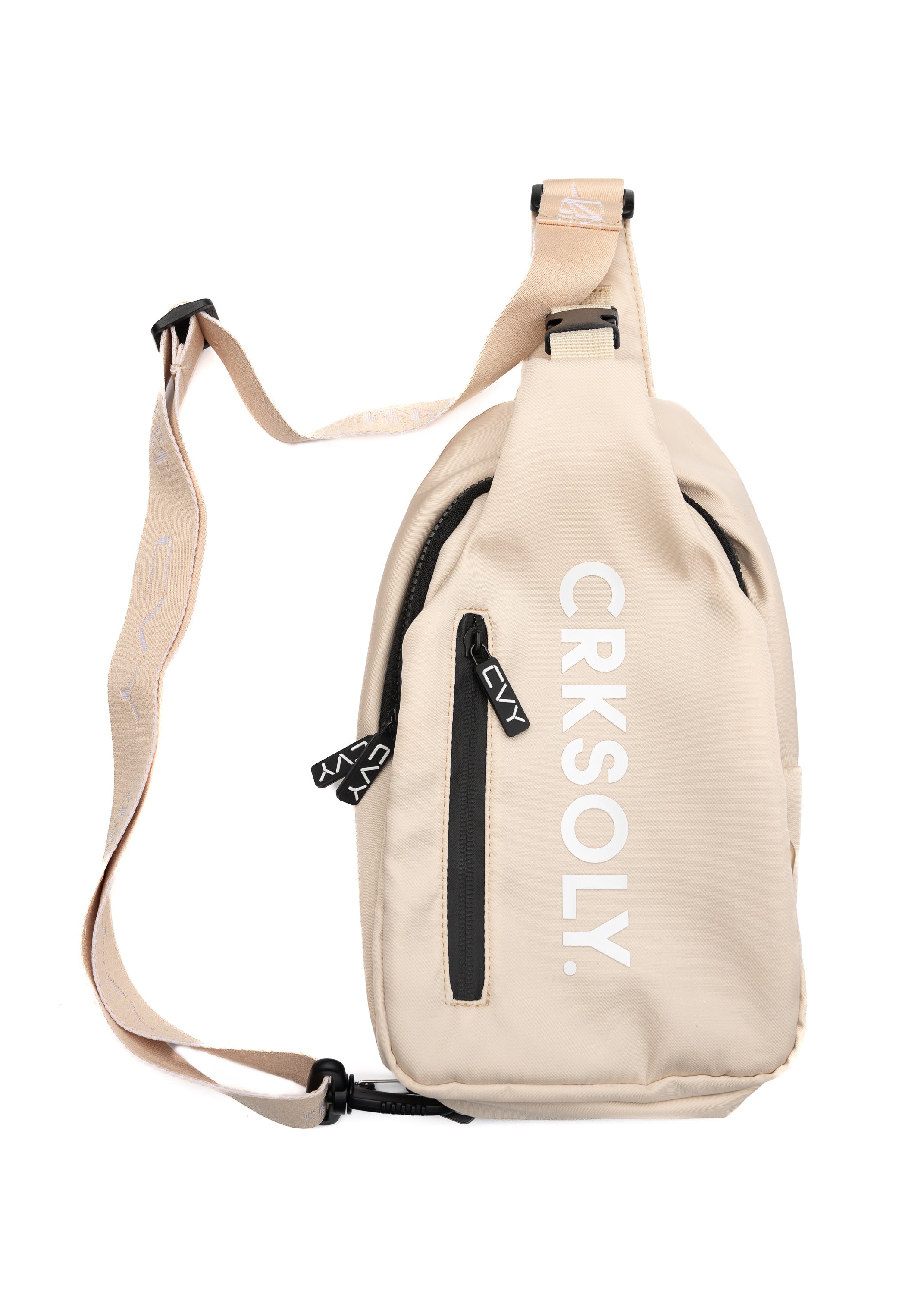 CRKSOLY. Sand Crossbody Backpack