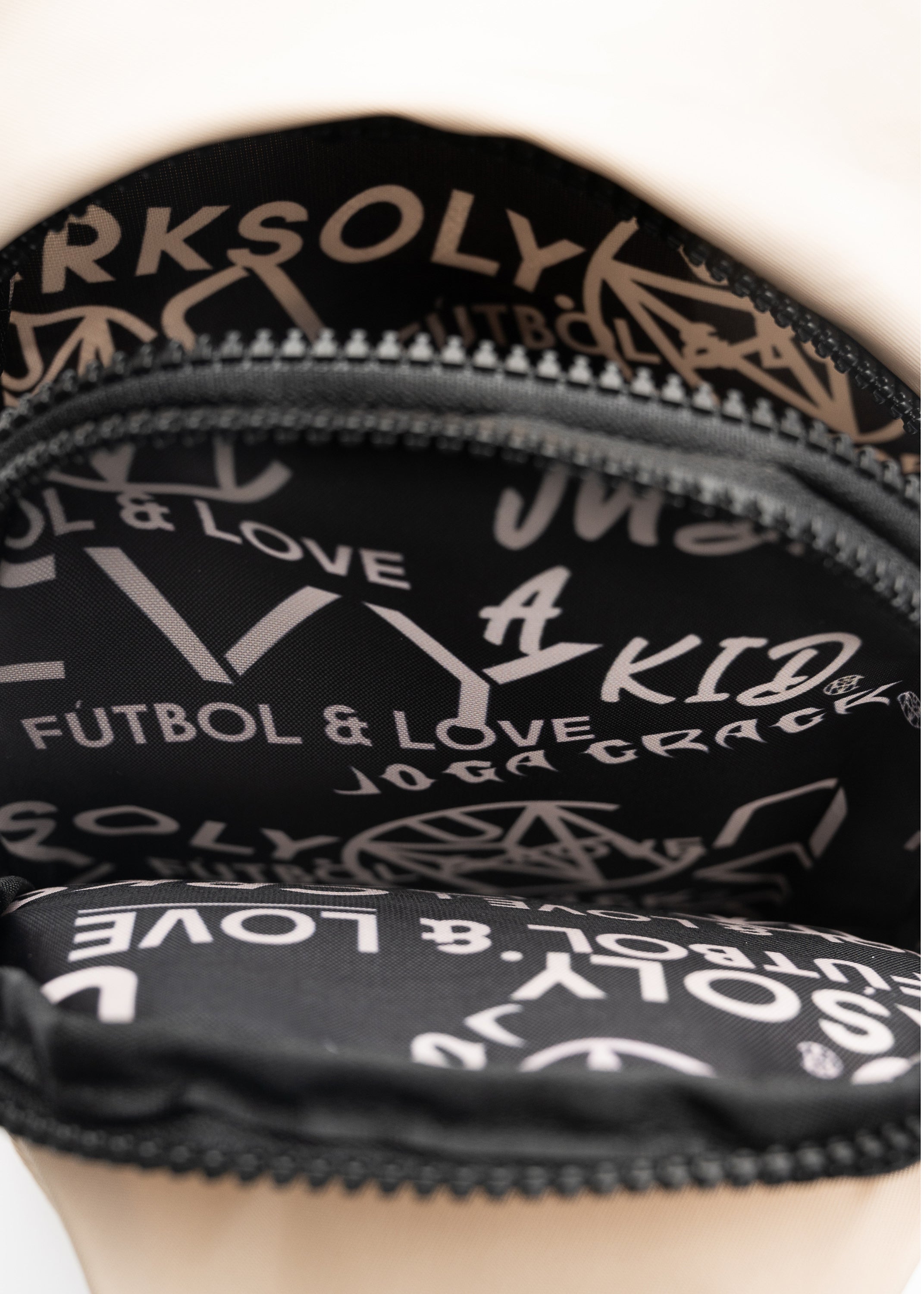 CRKSOLY. Sand Crossbody Backpack