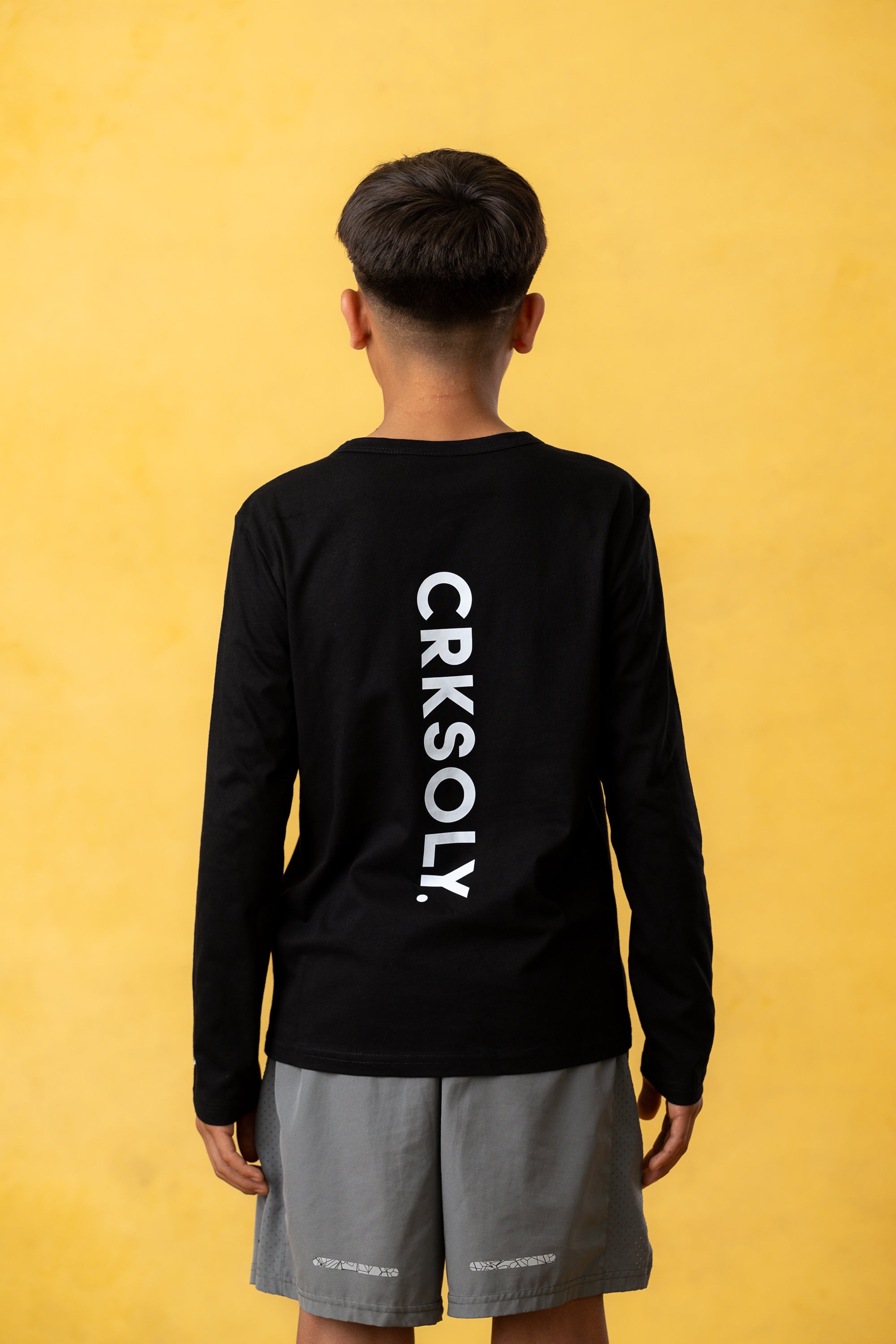 FBL. Youth Black Long Sleeve Shirt