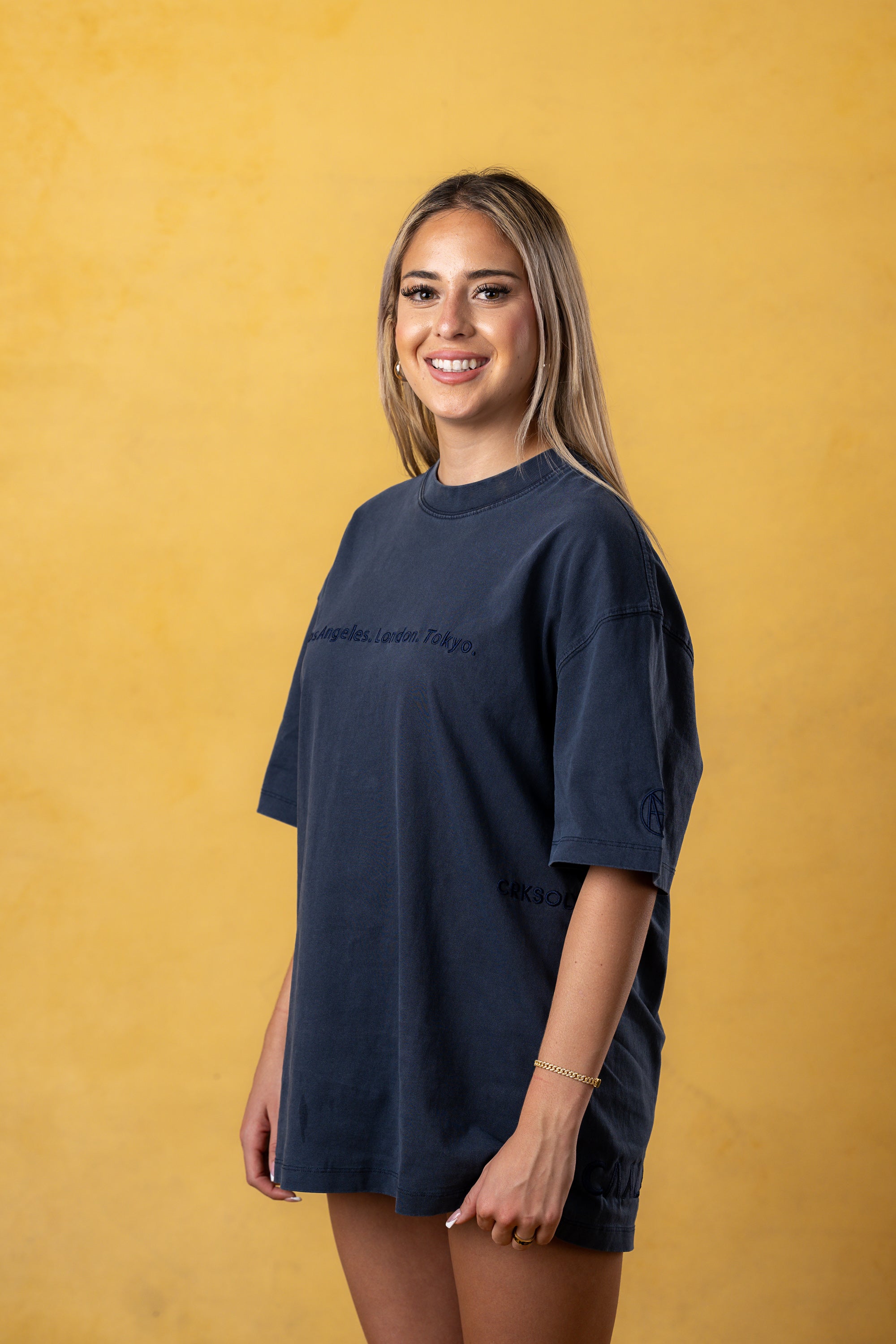 CRKSOLY. Women LA-London-Tokyo Cotton T-Shirt
