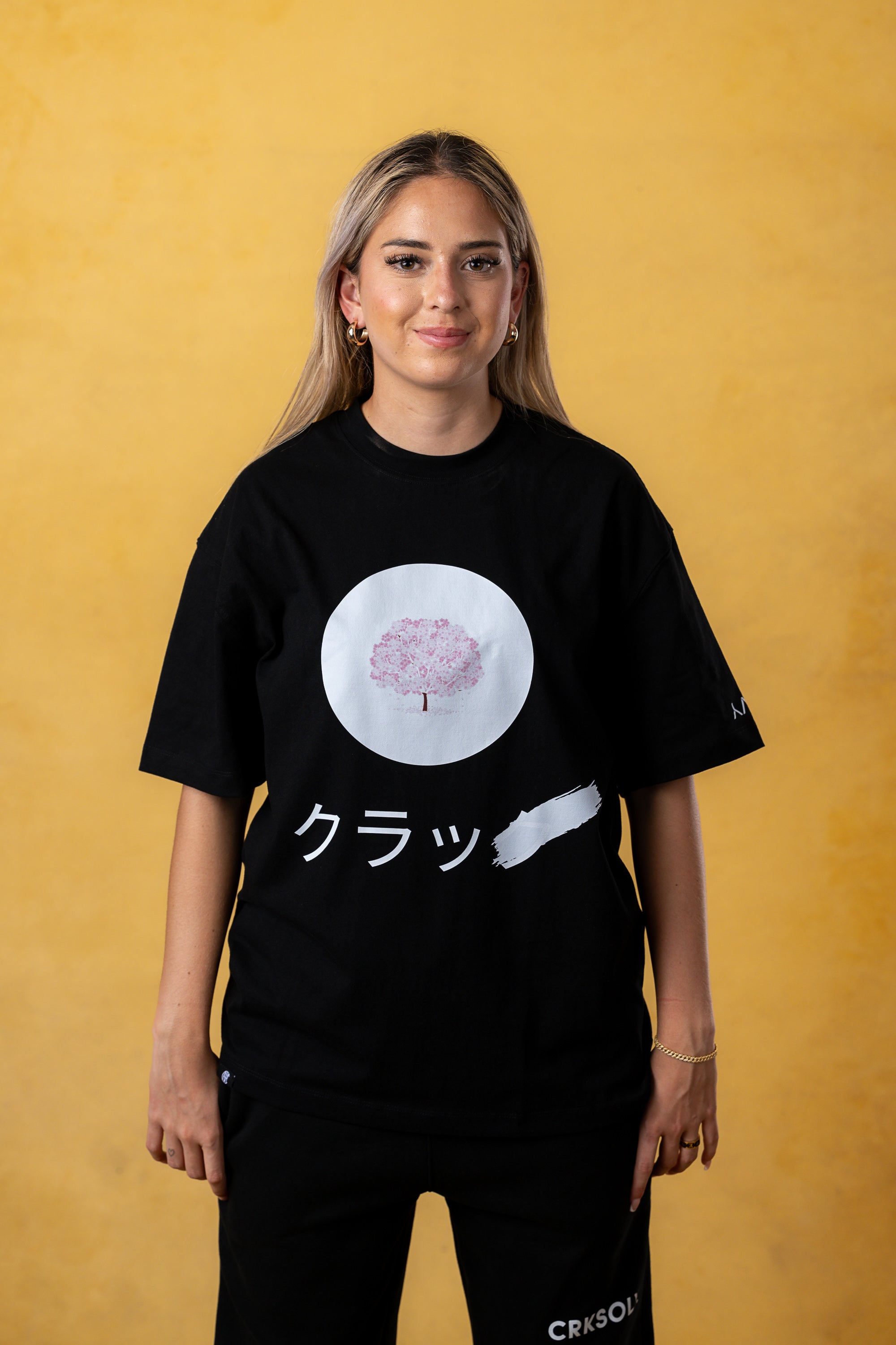 CRKSOLY. Women Cherry Blossom Tee