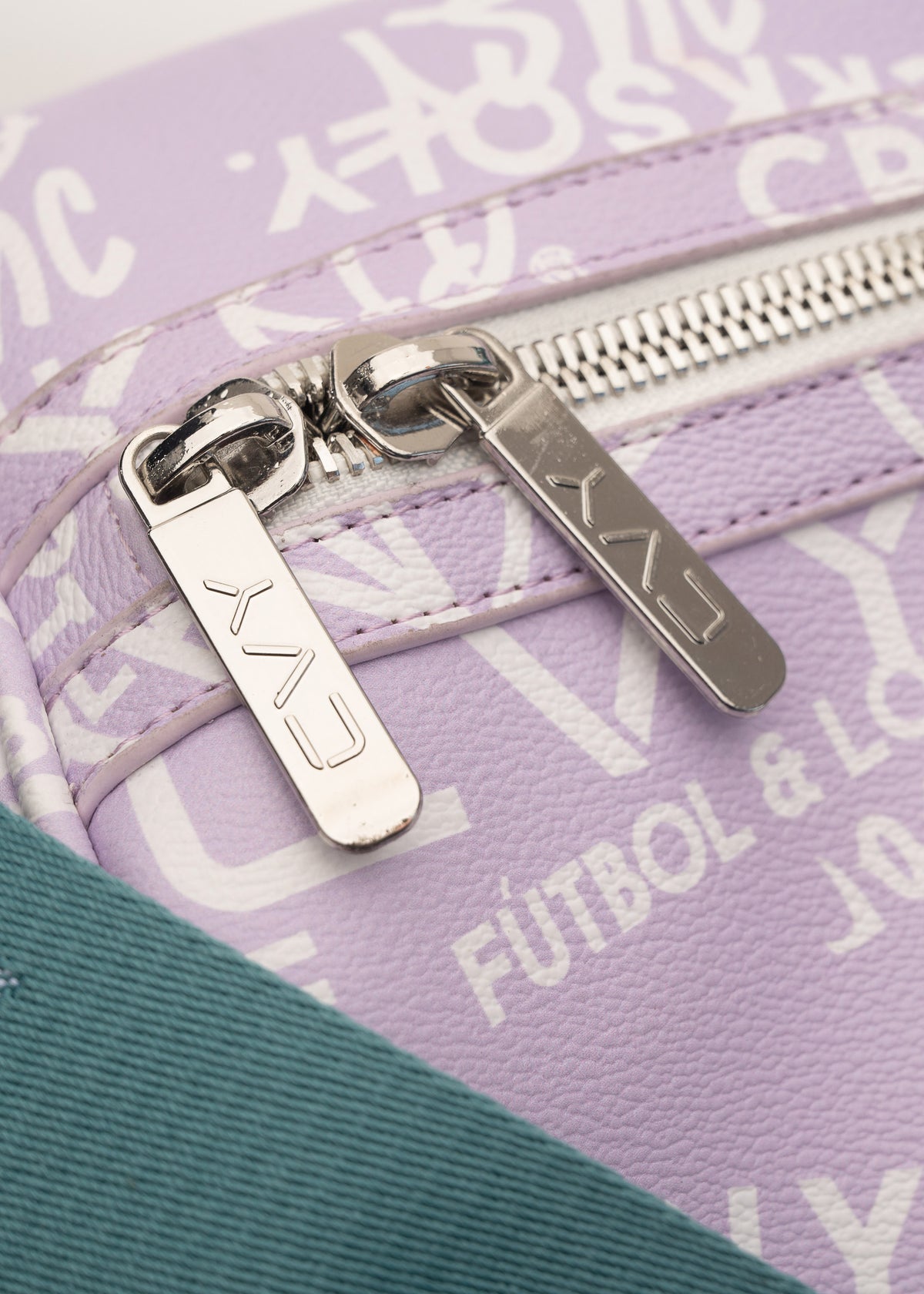 CRKSOLY. Latin Lavender Leather Duffle Bag, product photo 5