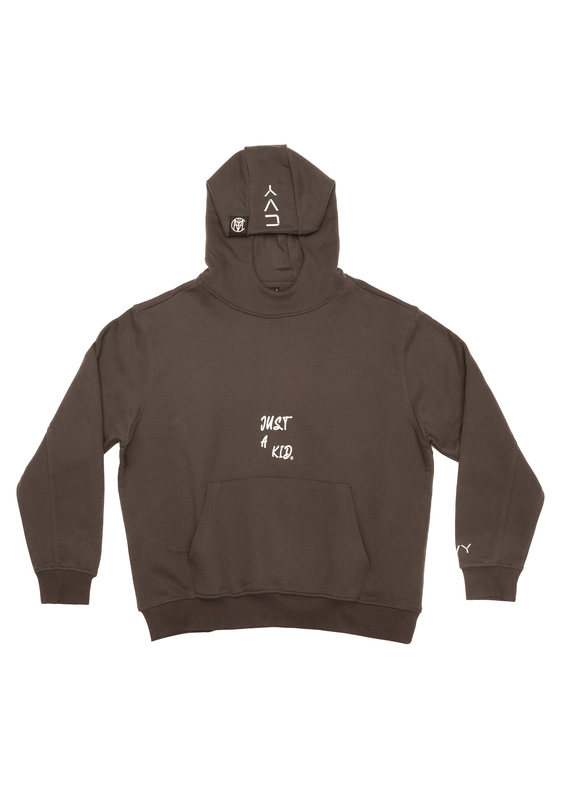 Sudadera con capucha negra borrosa para hombre de CVYLA