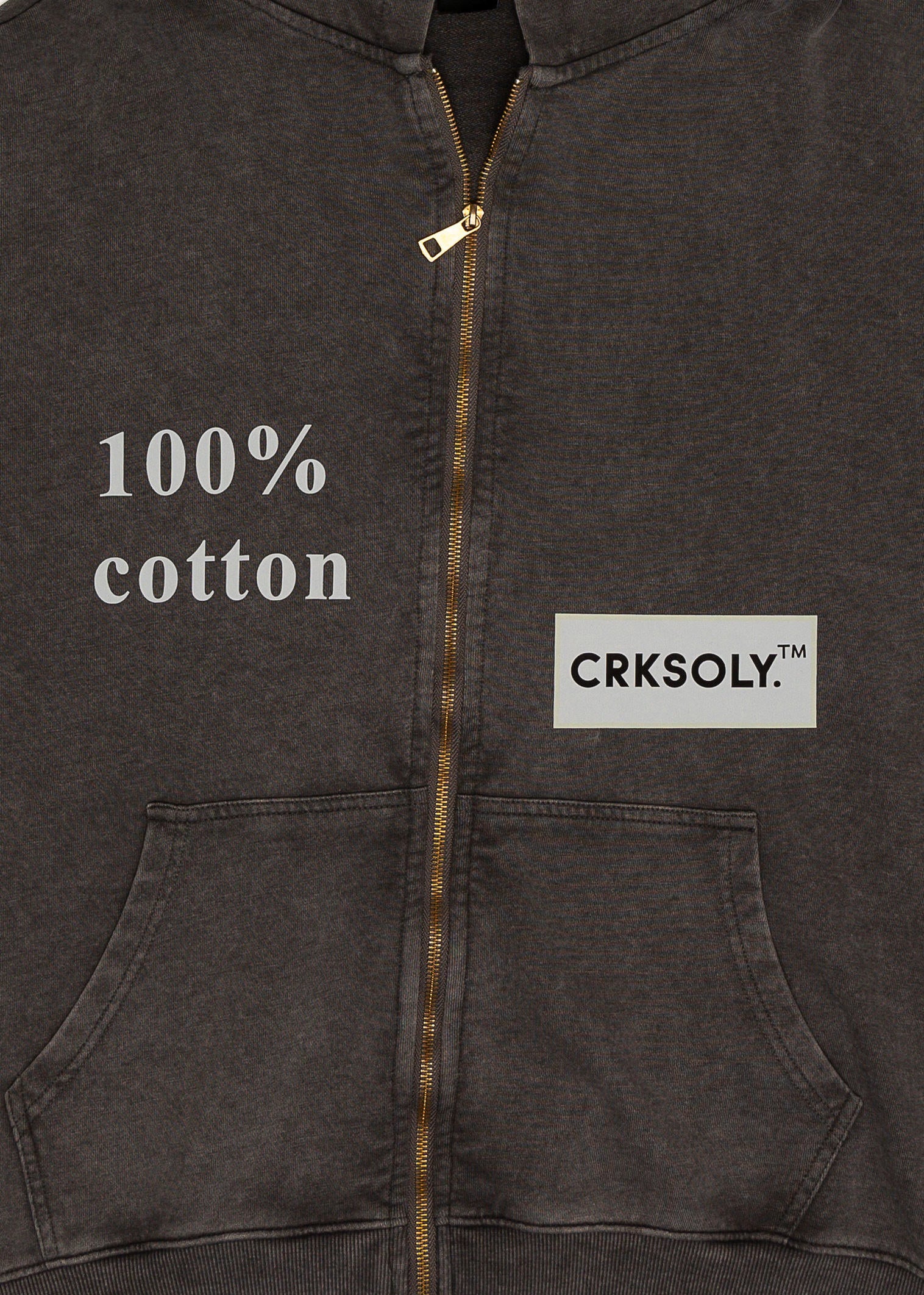 CRKSOLY. Men Virgil Fade Sweatshirt