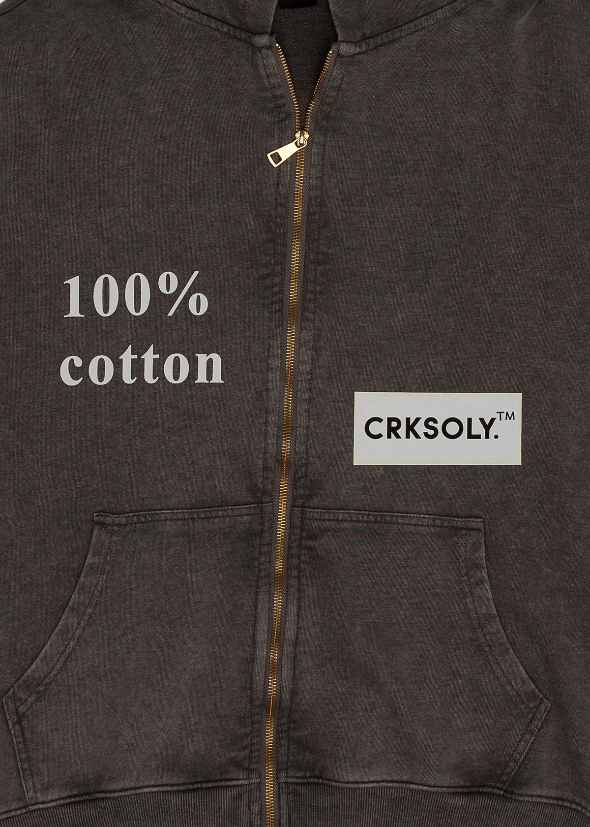 CRKSOLY. Women Virgil Fade Sweatshirt, product photo 8